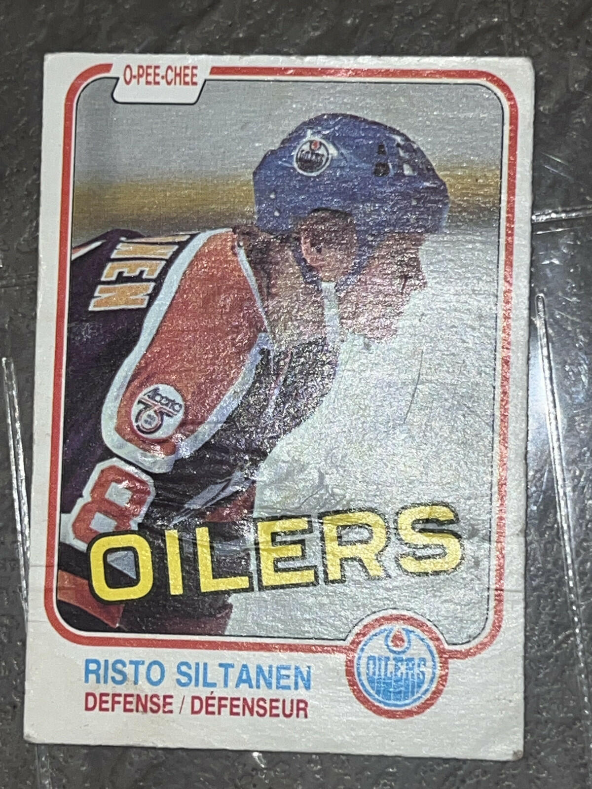 1981-82 O-Pee-Chee OPC Risto Siltanen Edmonton Oilers #122