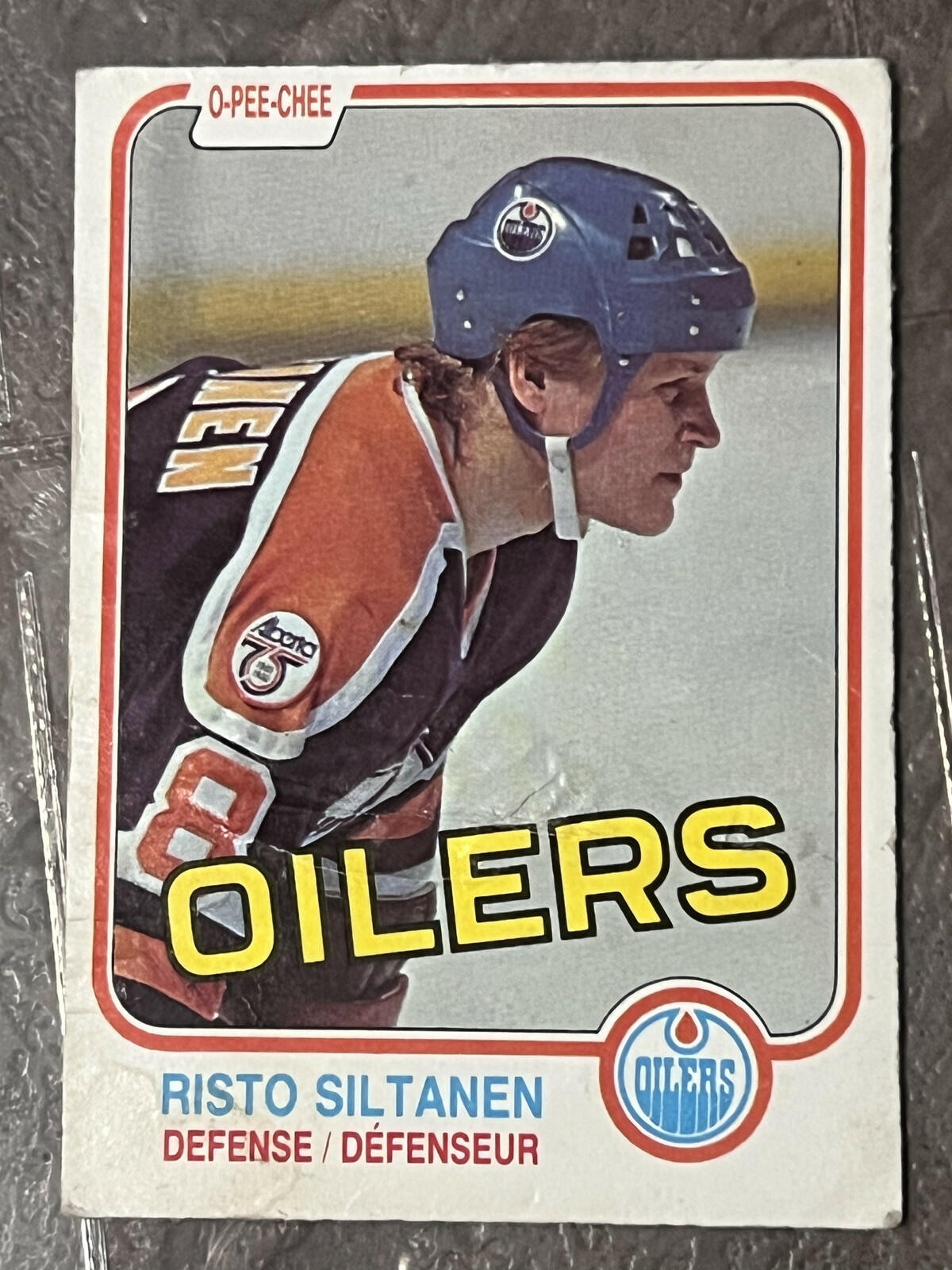 1981-82 O-Pee-Chee OPC Risto Siltanen Edmonton Oilers #122