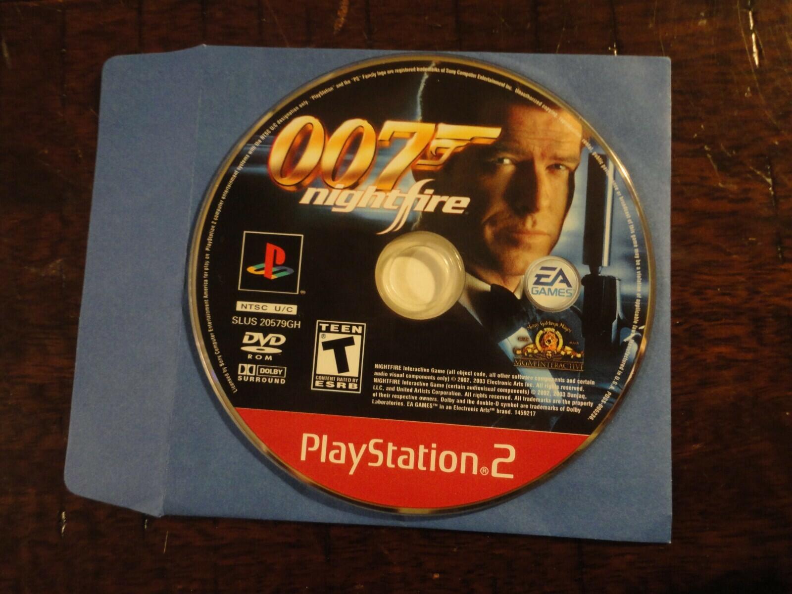 007: NightFire - Greatest Hits (Sony PlayStation 2, 2002) DISC ONLY