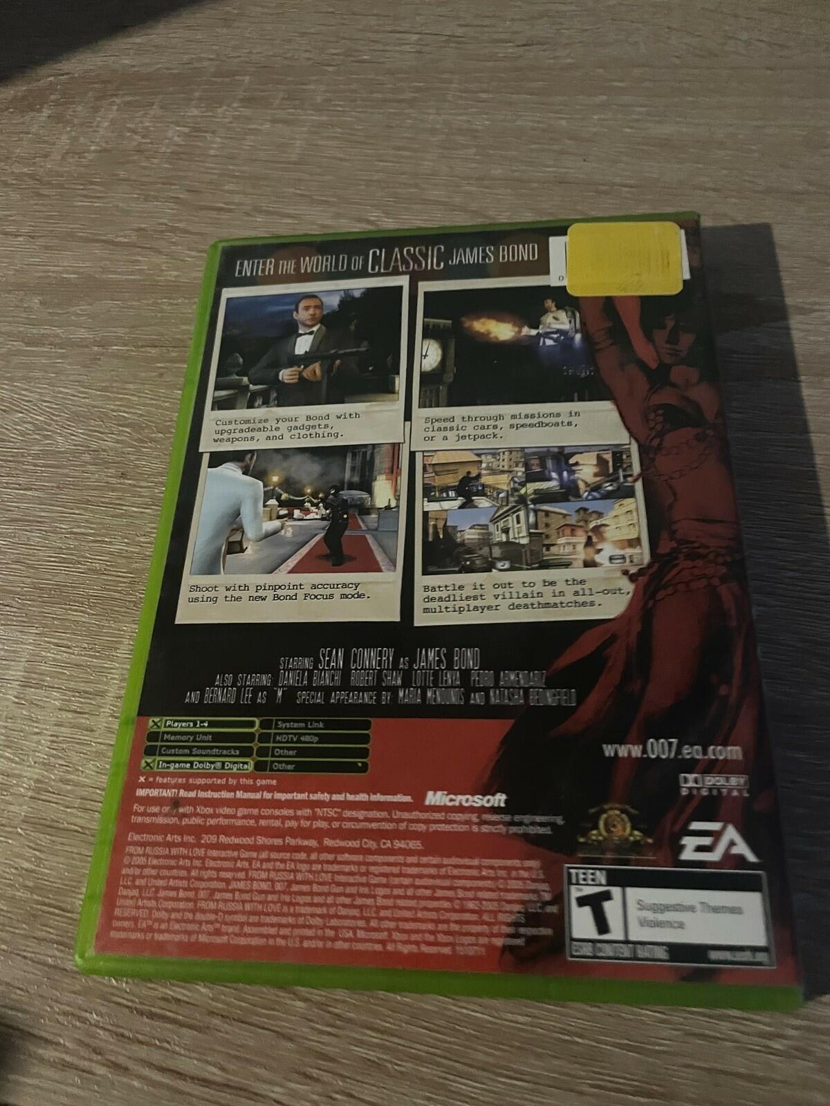 007 From Russia With Love (Microsoft Xbox, 2005) CIB COMPLETE