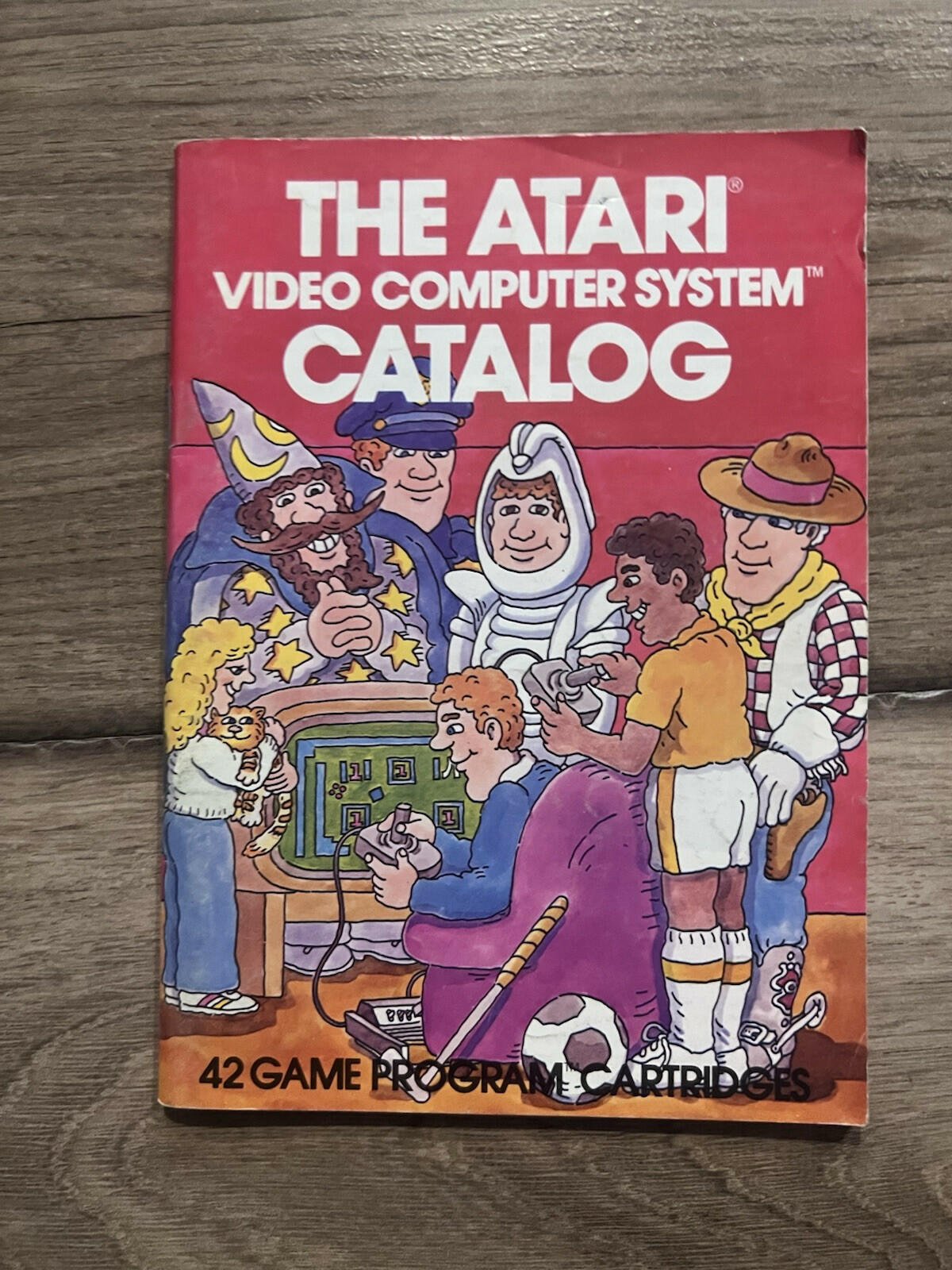 1981 Atari Video Computer System Game Program Cartridge Catalog Catalogue