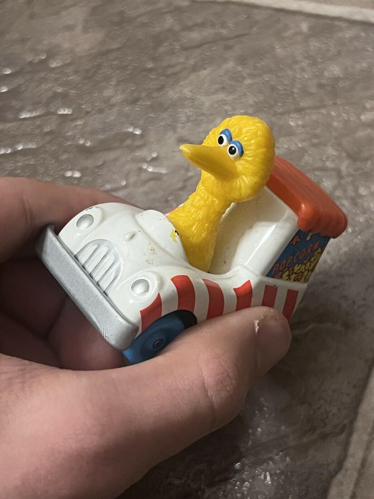 1983 Big Bird Popcorn Diecast Truck Childrens Television Workshop Playskool