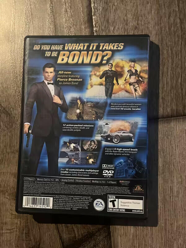 007 Nightfire: Greatest Hits (Sony Playstation 2, 2002) CIB