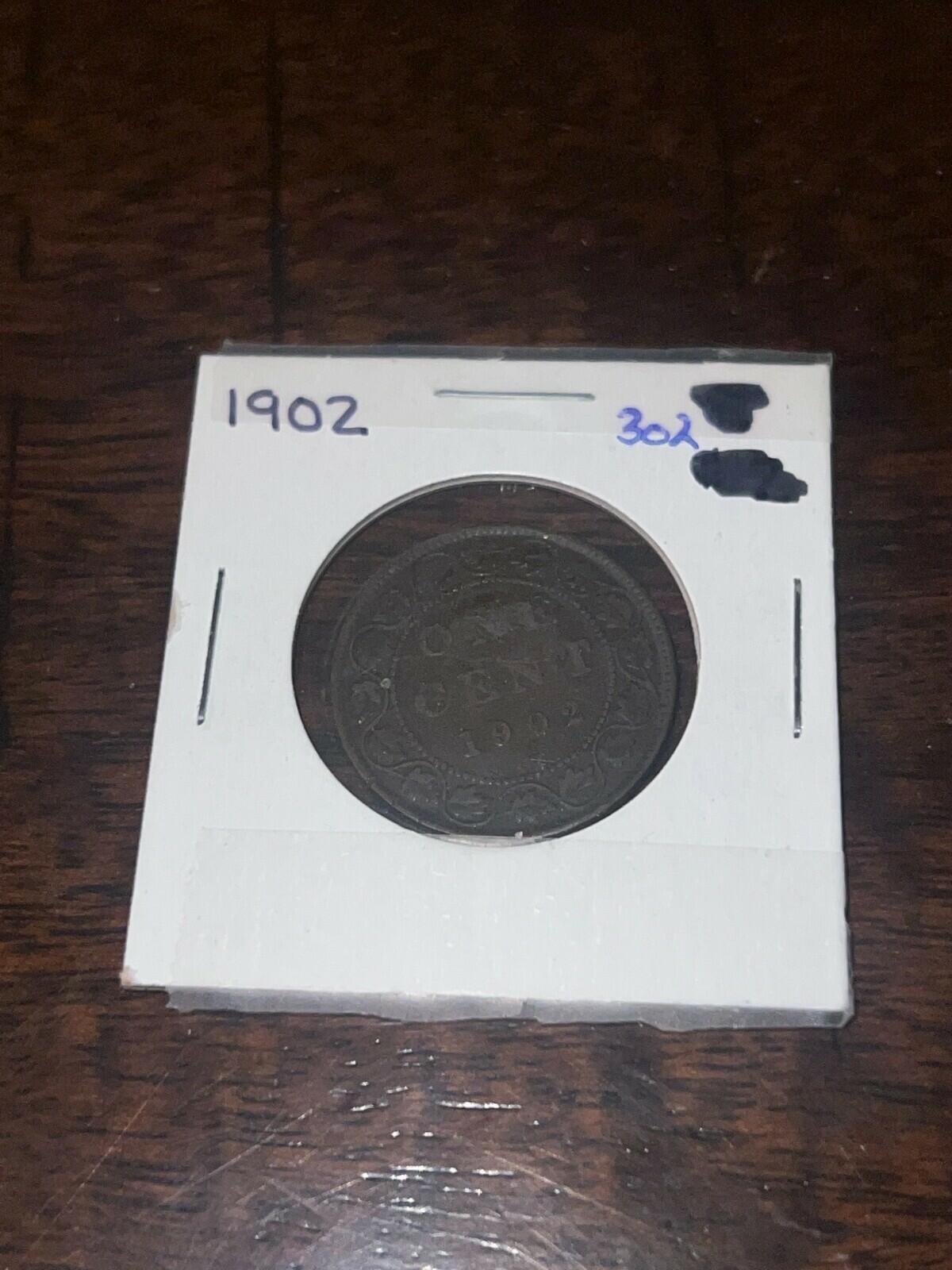 1902 Canada Large Cent Large Penny