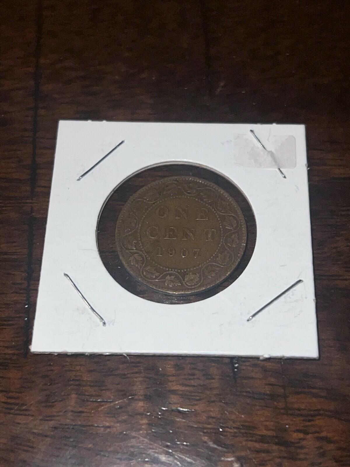 1907 Canada Large Cent Large Penny