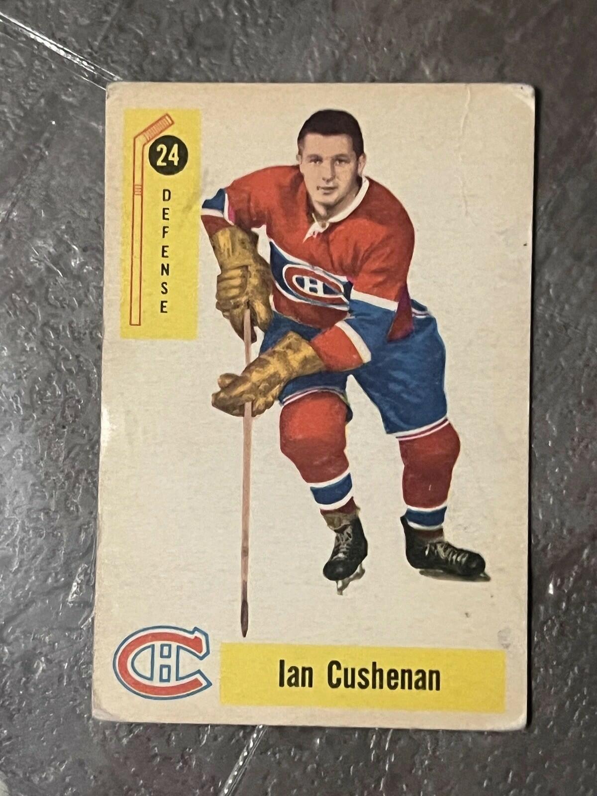1958-59 Parkhurst Ian Cushenan Montreal Canadiens #24 Hockey Card