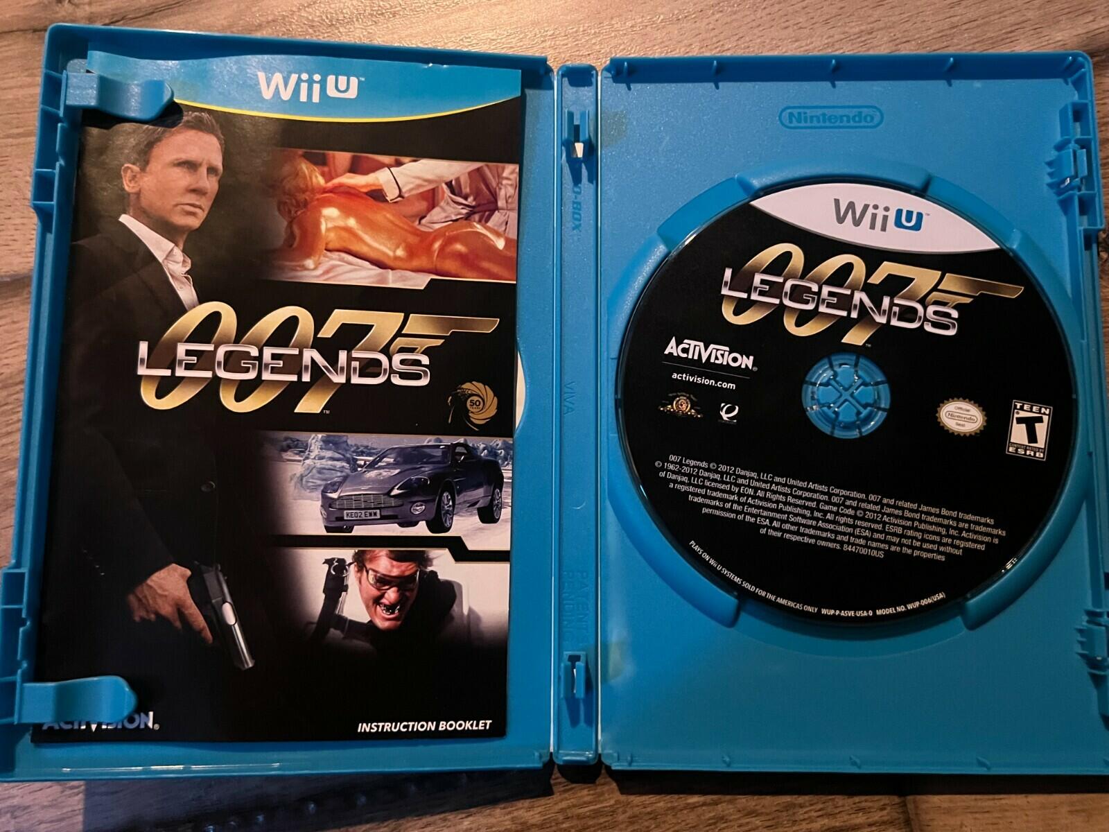 007 Legends (Nintendo Wii U, 2012) CIB
