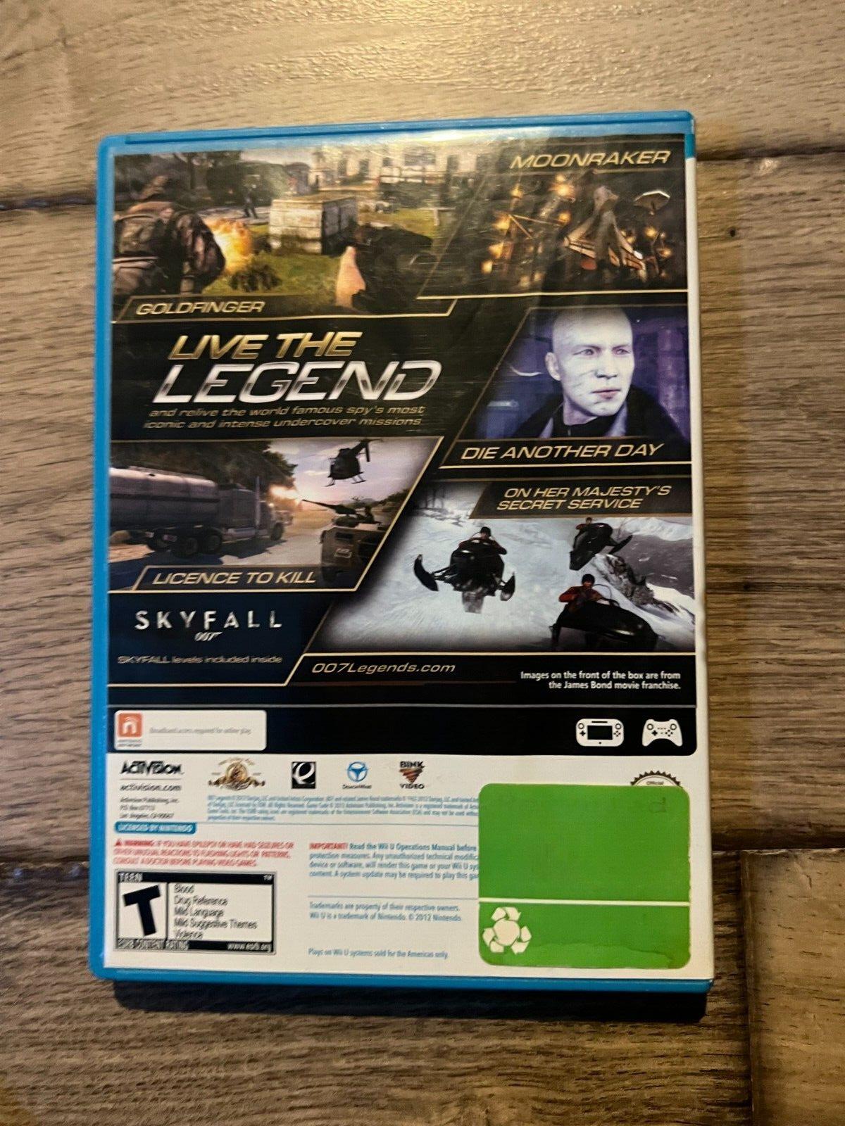 007 Legends (Nintendo Wii U, 2012) CIB