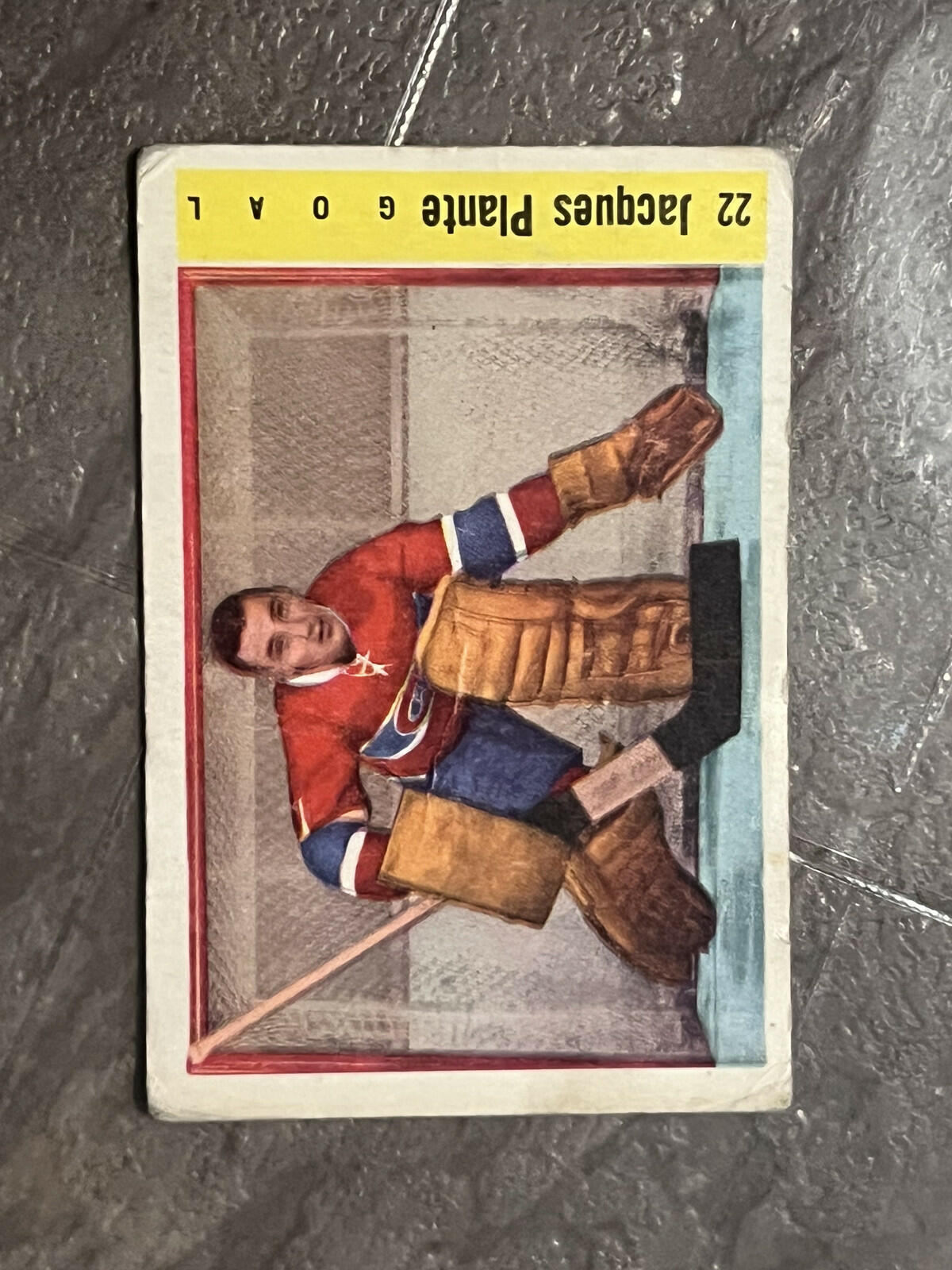1958-59 Parkhurst Jacques Plante Montreal Canadiens #22