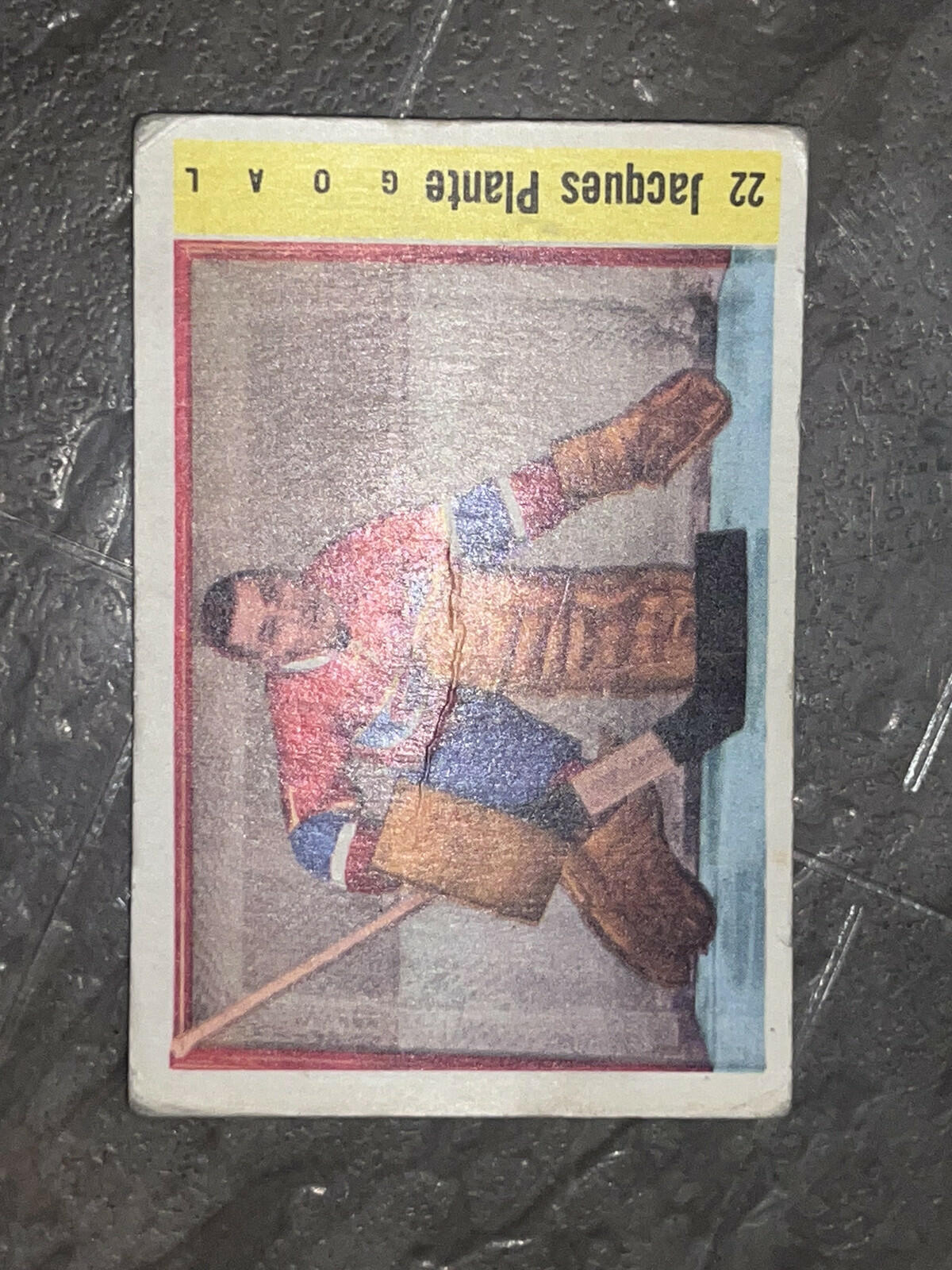 1958-59 Parkhurst Jacques Plante Montreal Canadiens #22