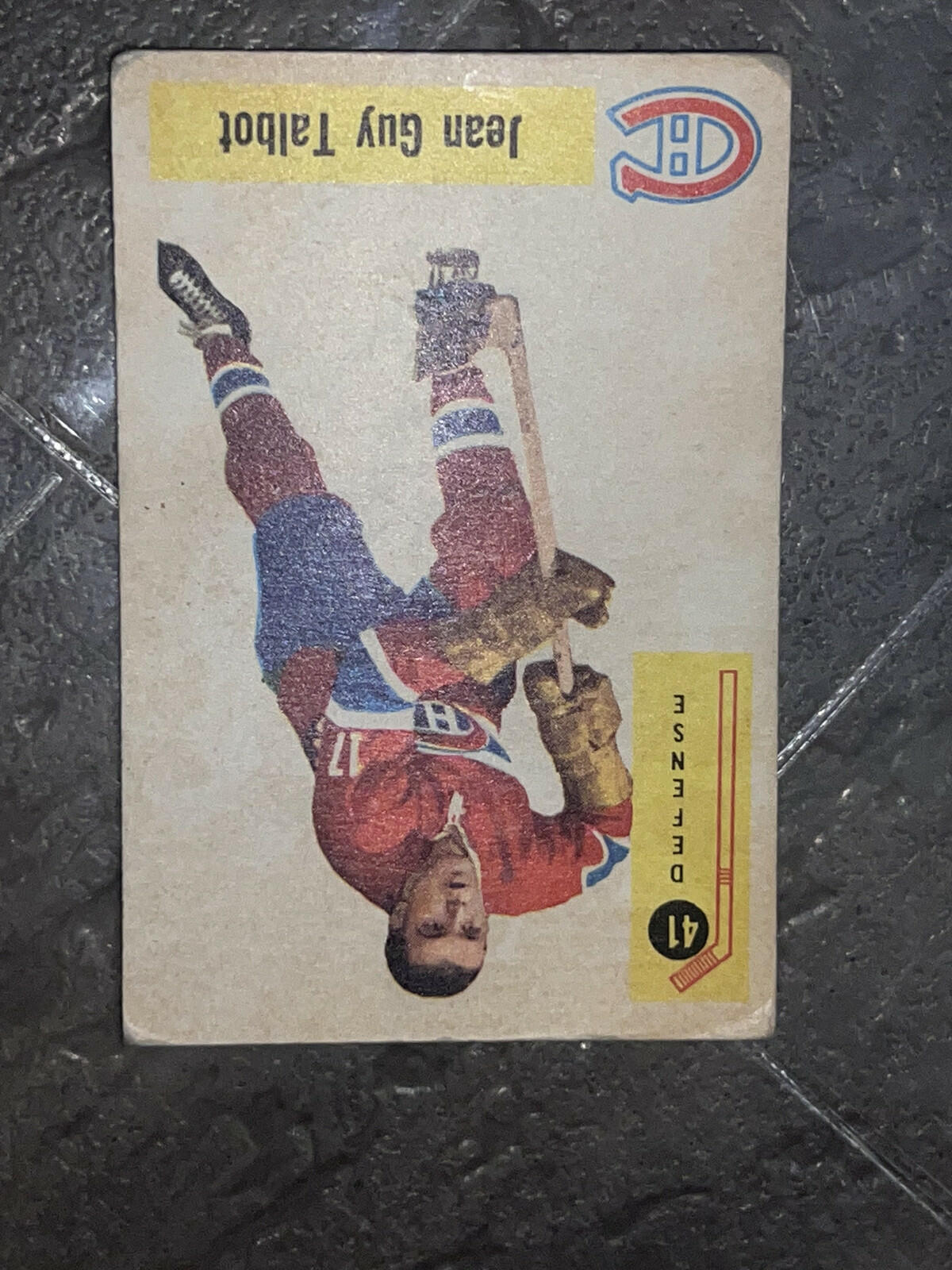 1958-59 Parkhurst Jean-Guy Talbot Montreal Canadiens #41 Hockey Card