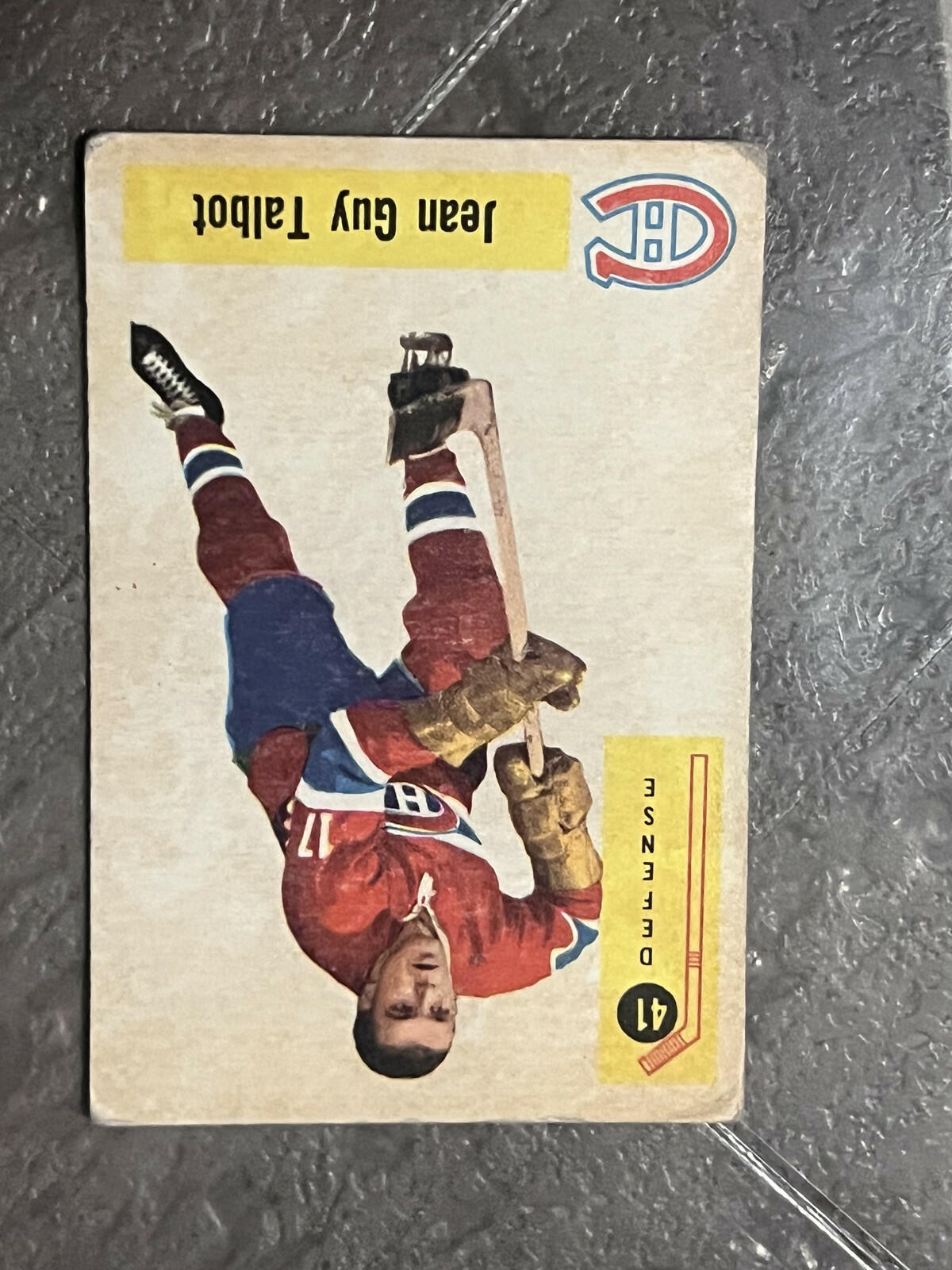 1958-59 Parkhurst Jean-Guy Talbot Montreal Canadiens #41 Hockey Card