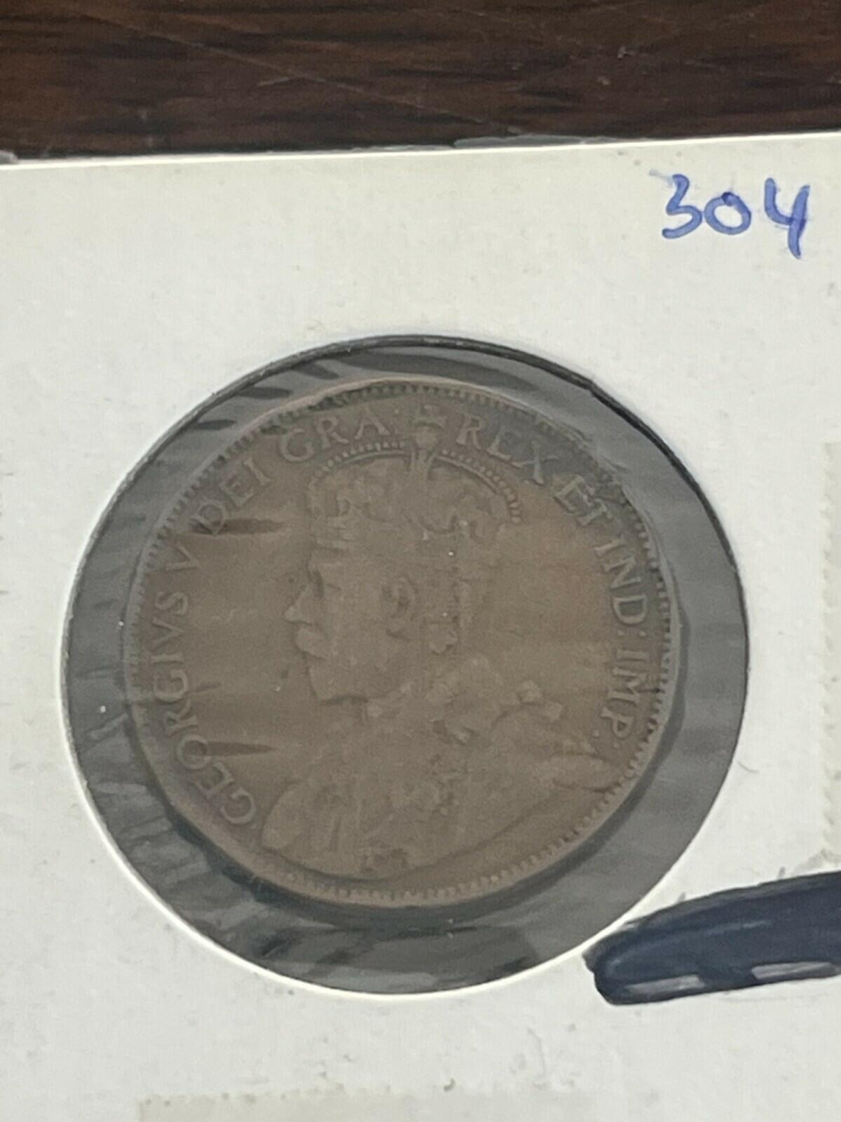 1913 Canada Large Cent Large Penny