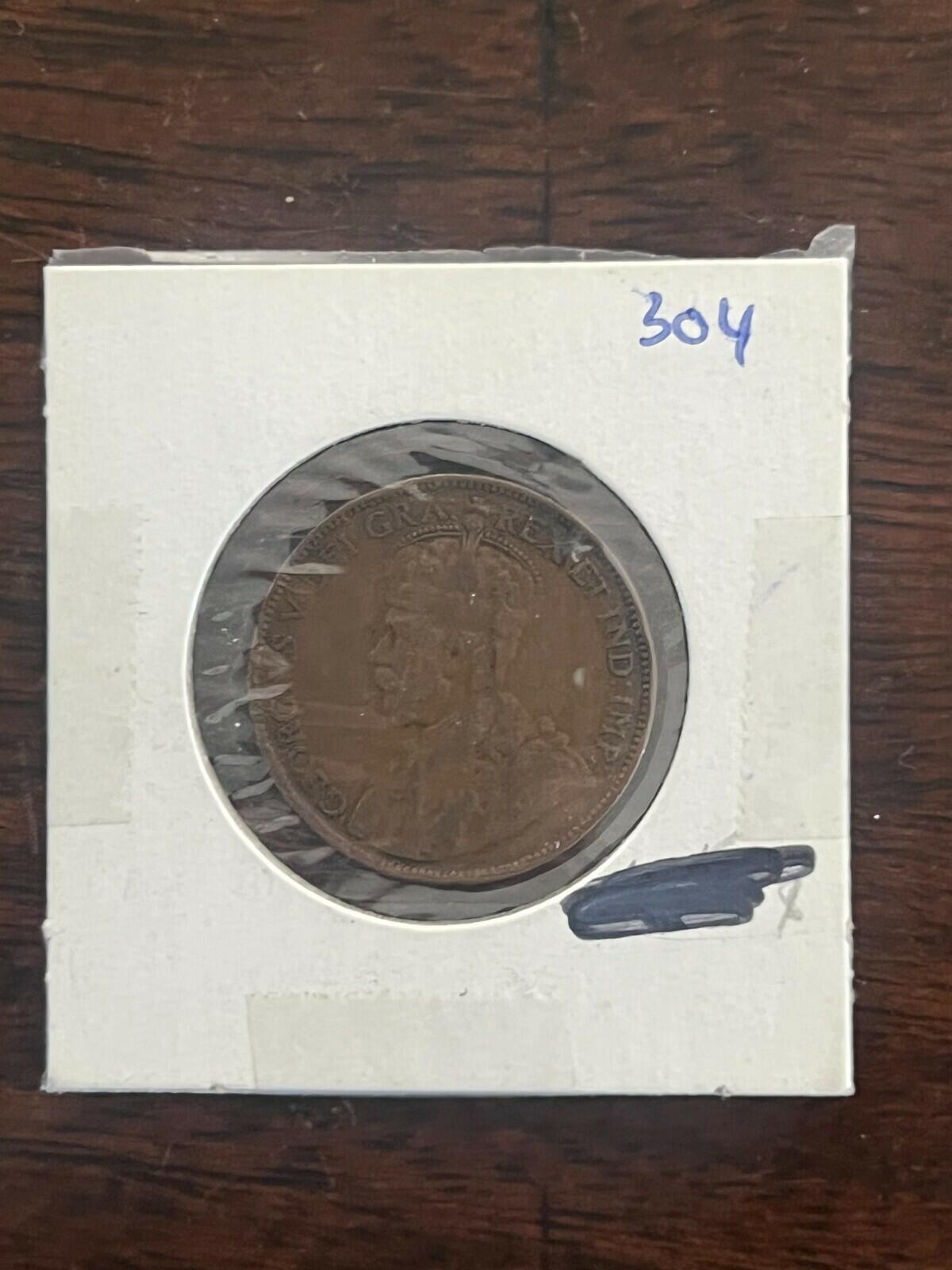 1913 Canada Large Cent Large Penny
