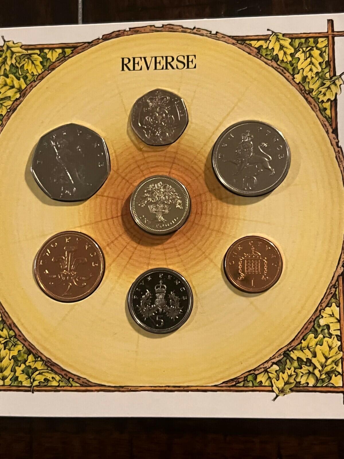 1987 UK Brilliant Uncirculated Coin Collection Set