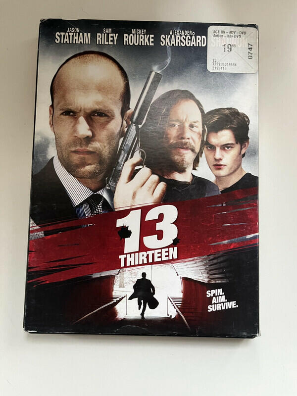13 Thirteen (DVD, 2011) Jason Statham Sam Riley With Slip Cover