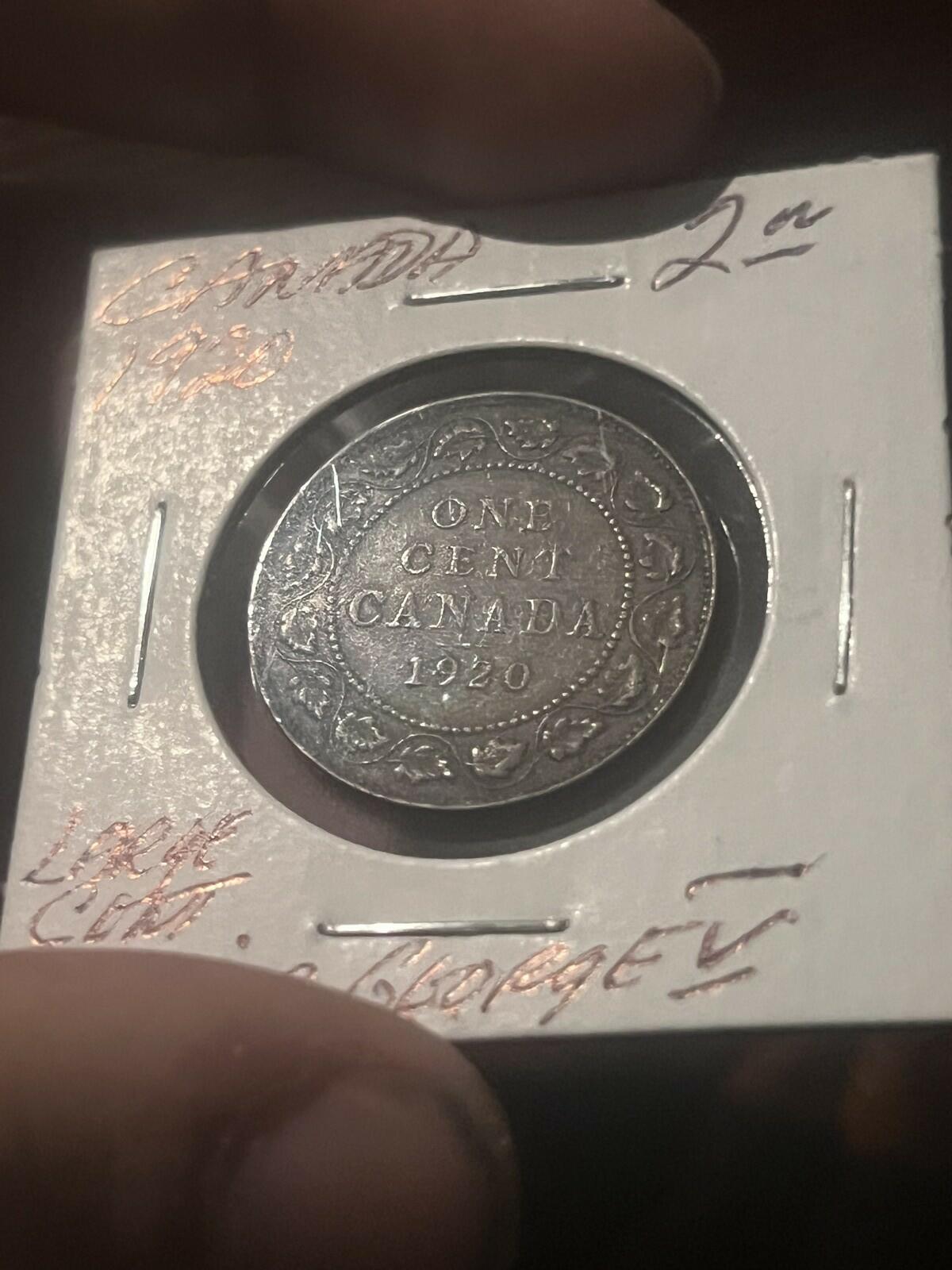 1920 Canada Large Cent Large Penny