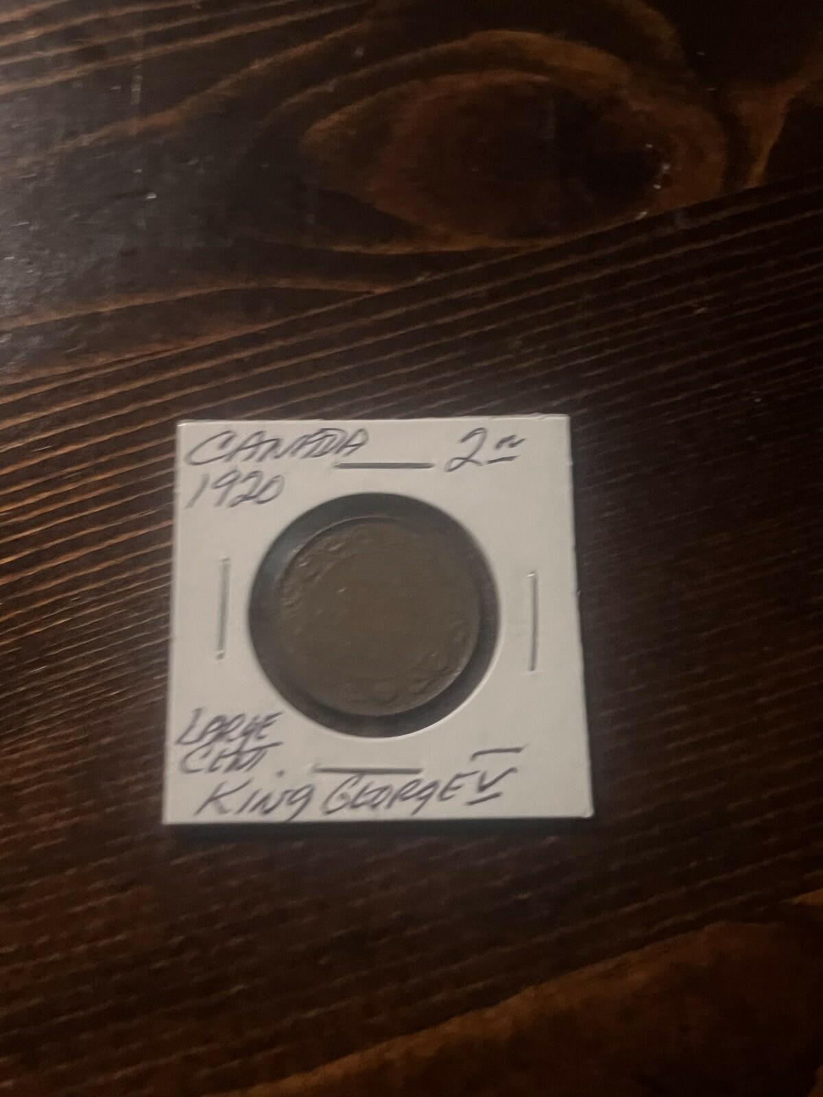 1920 Canada Large Cent Large Penny