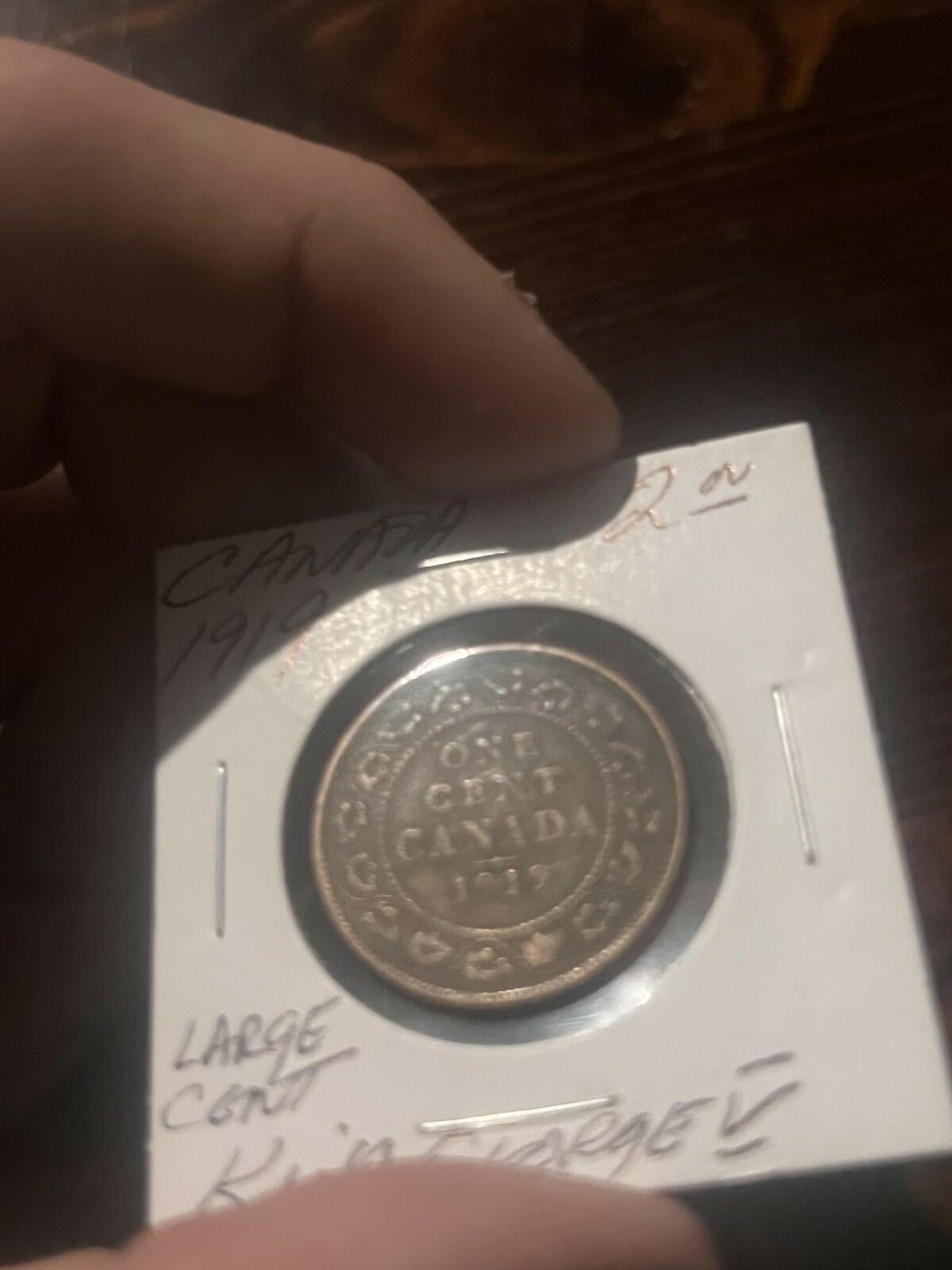1919 Canada Large Cent Large Penny