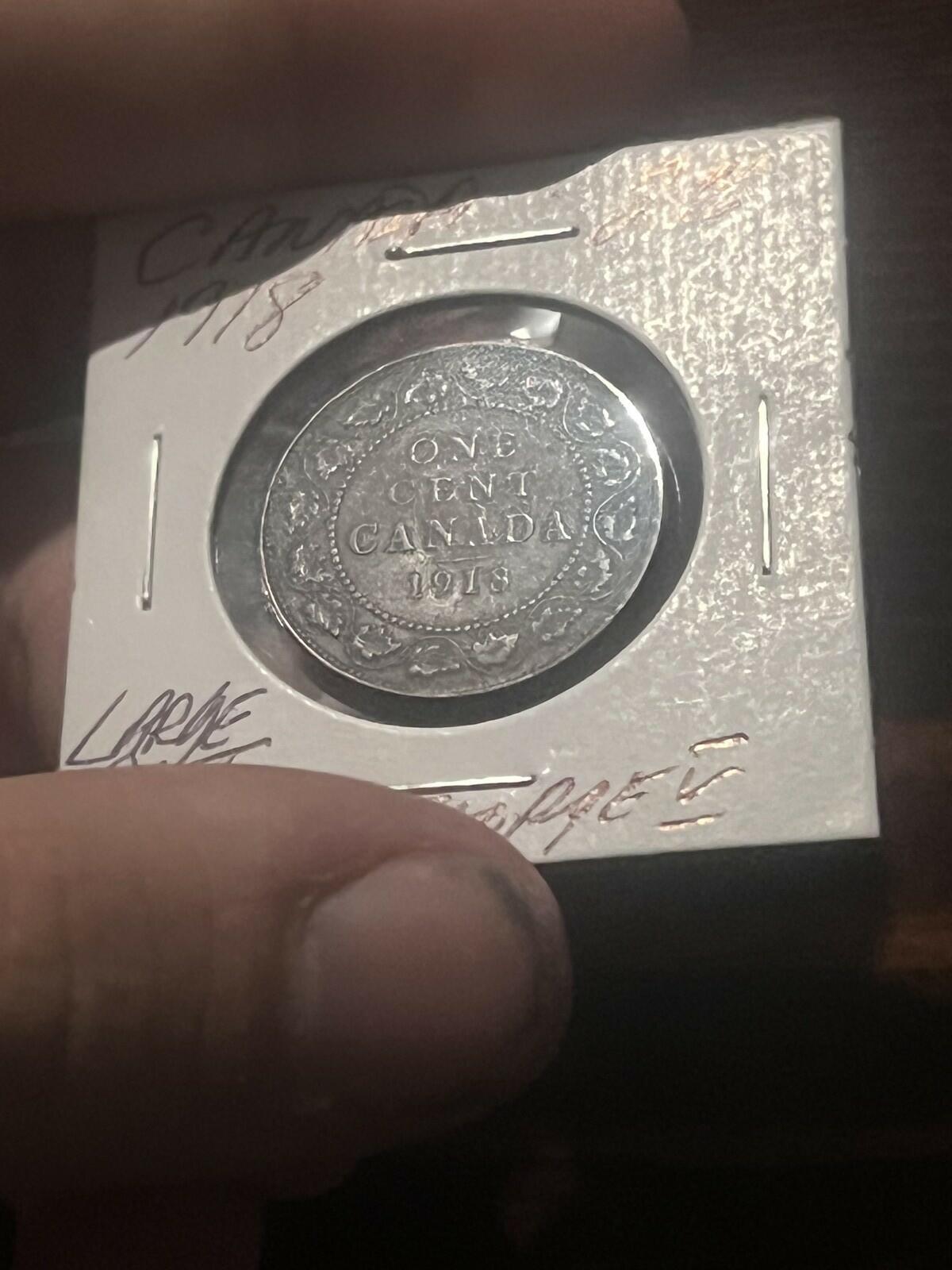 1918 Canada Large Cent Large Penny