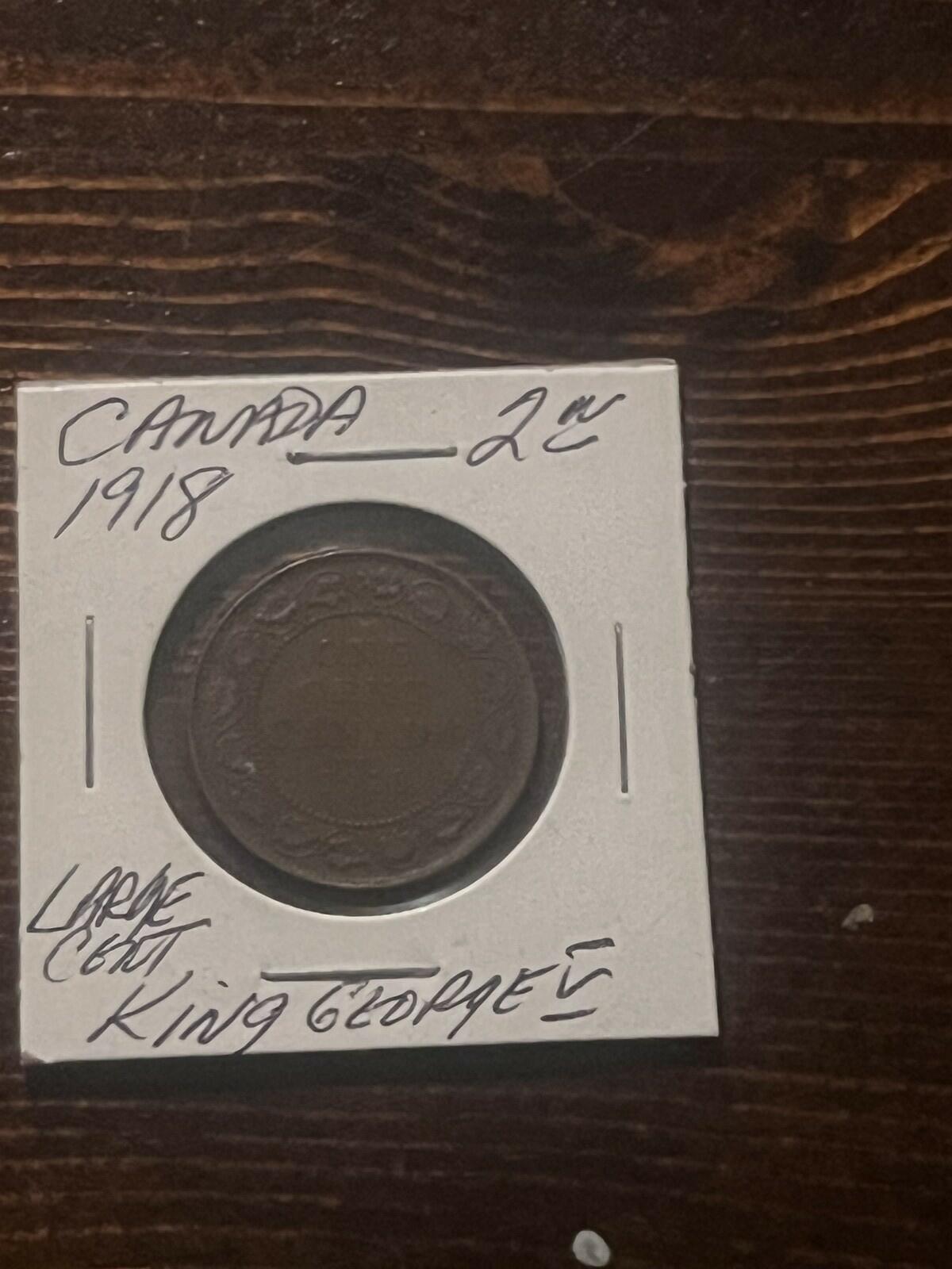1918 Canada Large Cent Large Penny