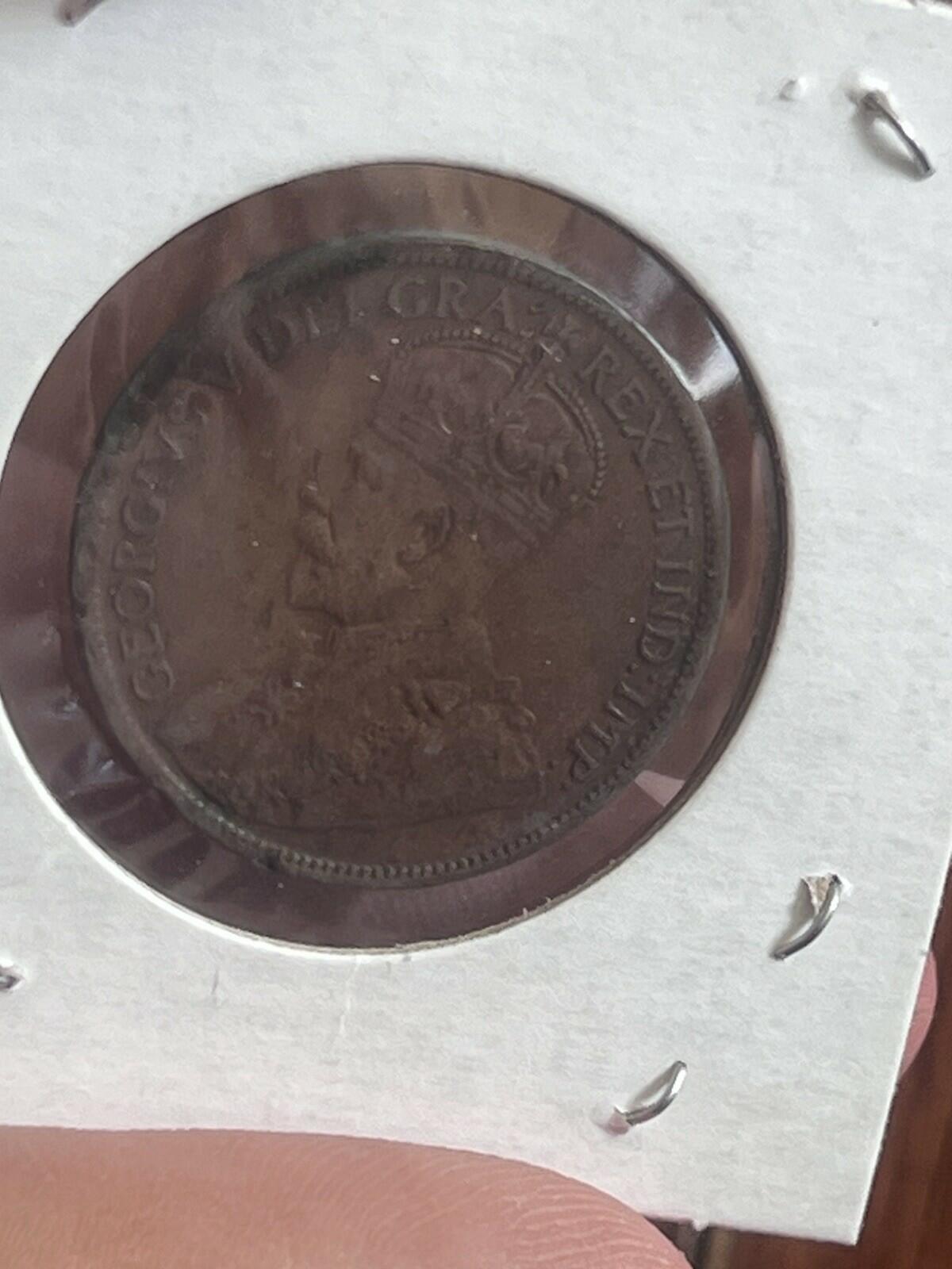 1918 Canada Large Cent Large Penny VF Details