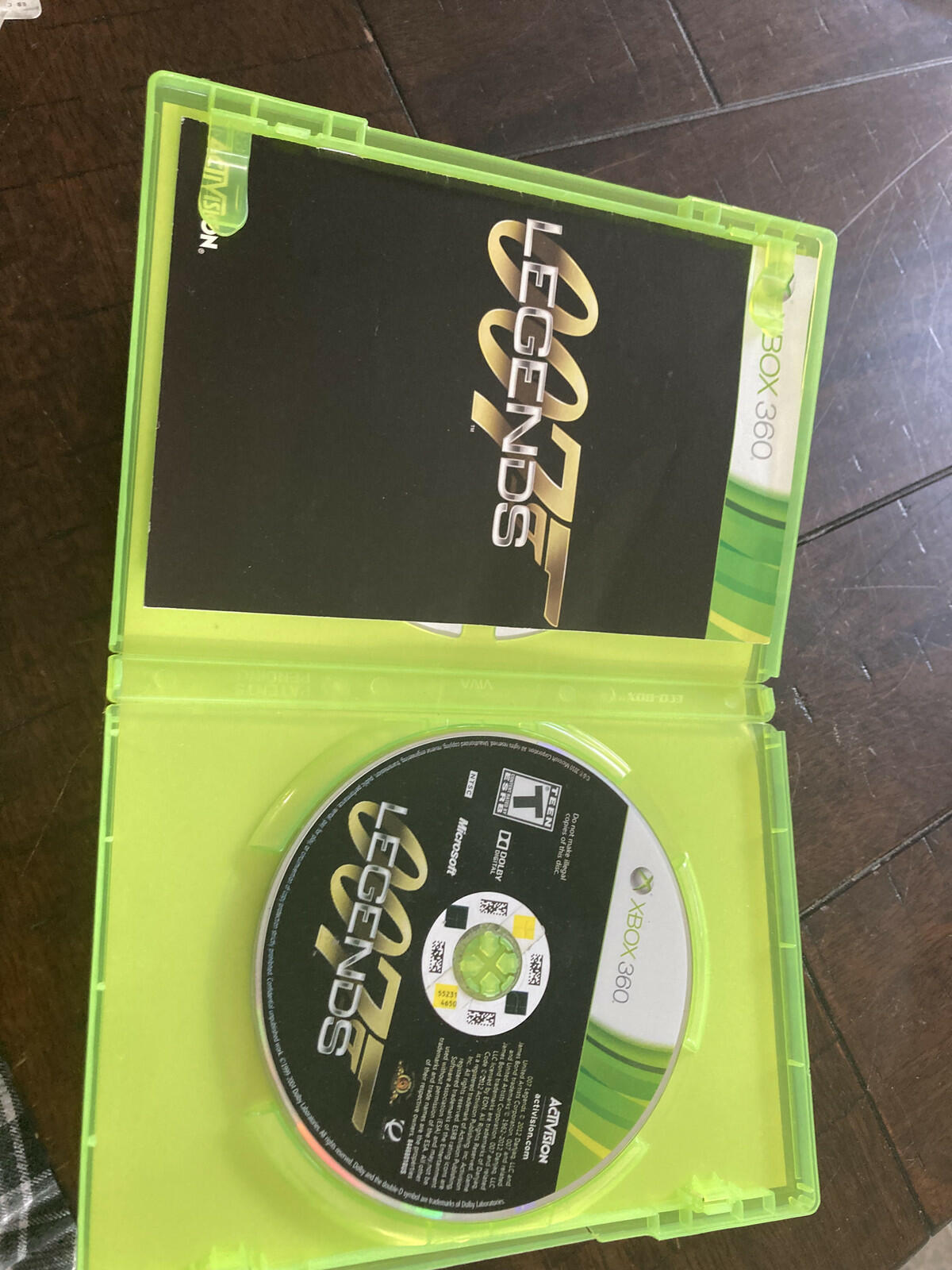 007 Legends (Microsoft Xbox 360, 2012) CIB COMPLETE
