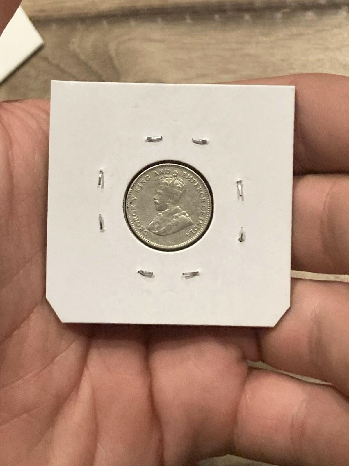 1927 Silver 10 Cents Straits Settlements coin 2.71 g .600 Silver