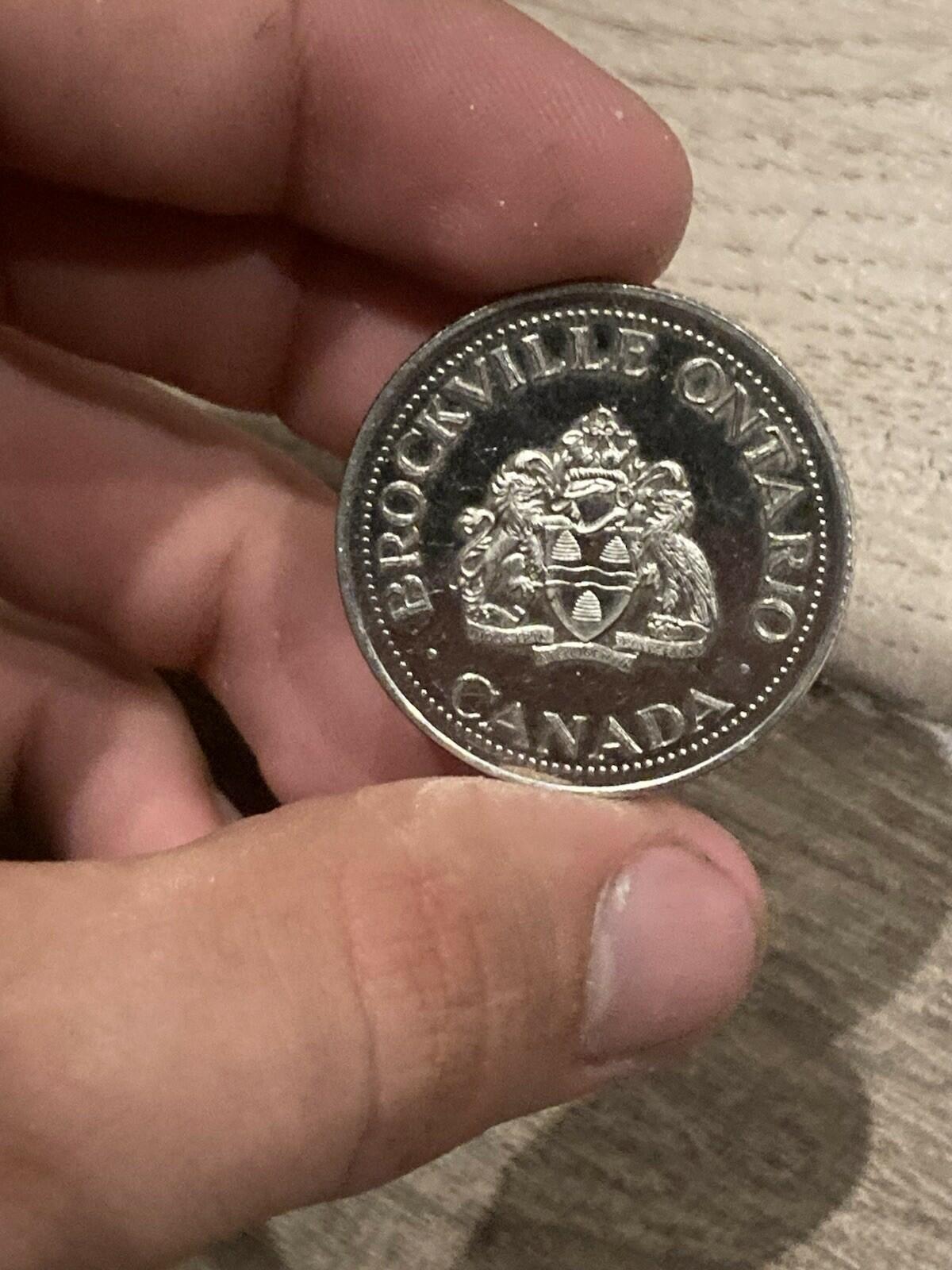 1982 Brockville Ontario Sesquicentennial One Dollar Trade Token