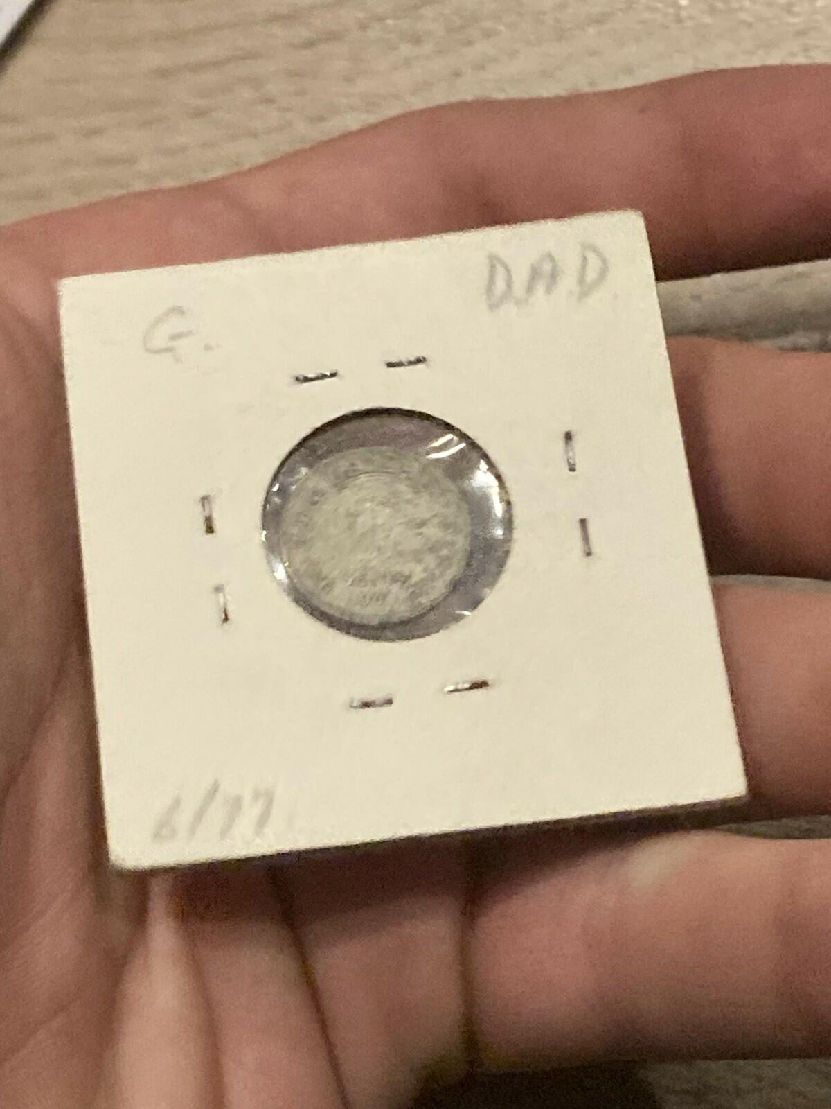 1900 Ceylon 10 Cents Silver Coin