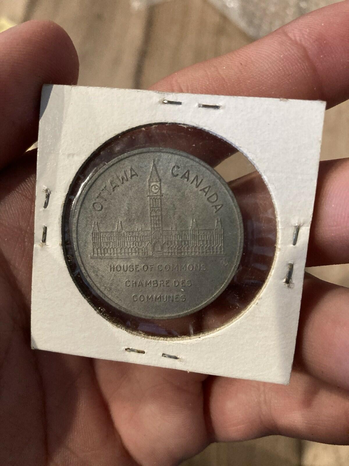 1930 Richard B. Bennett Canada Parliament House of Commons Commemorative Token