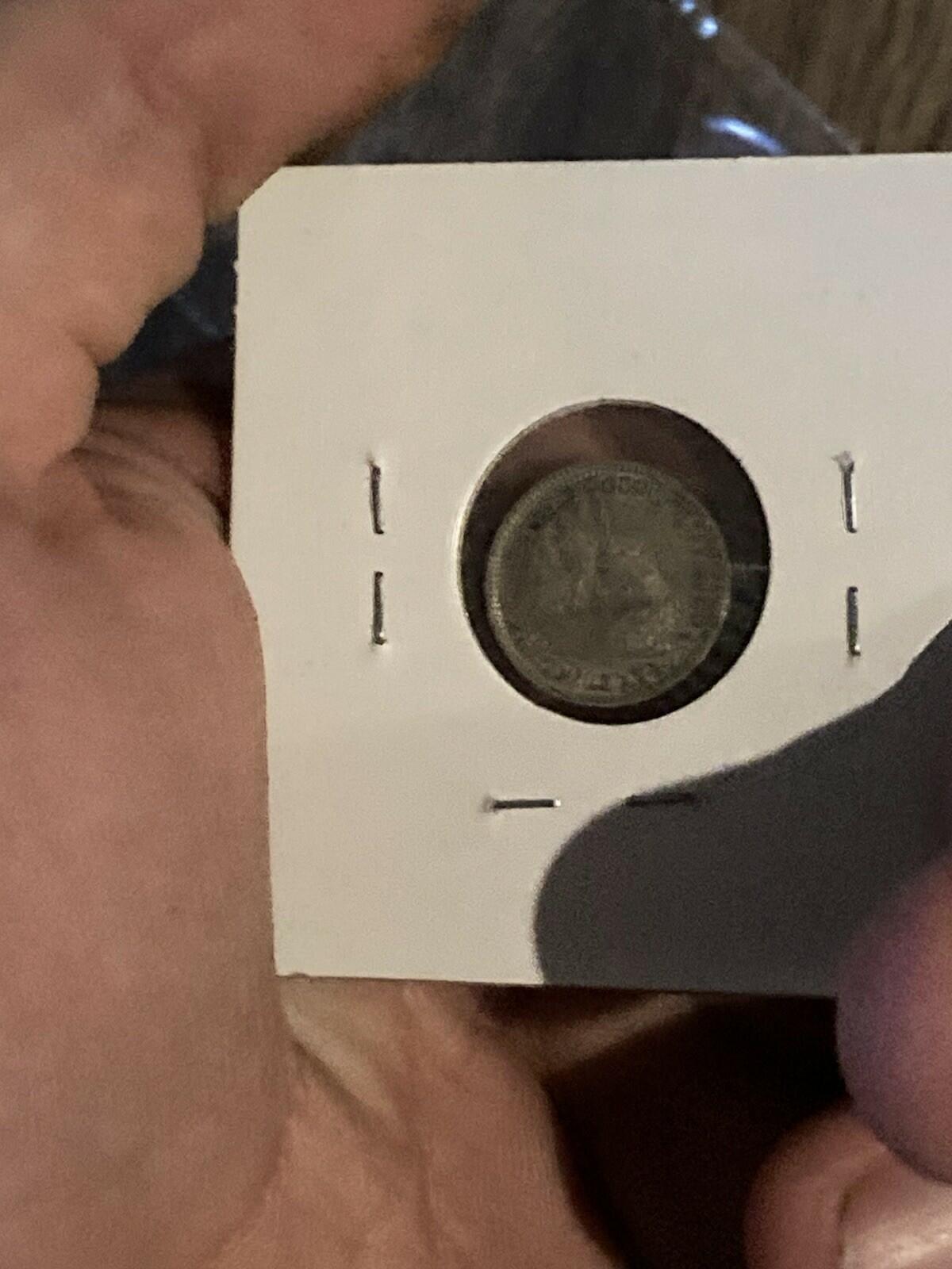 1920 Five Cents Silver VG+ King George V Half Dime Canada