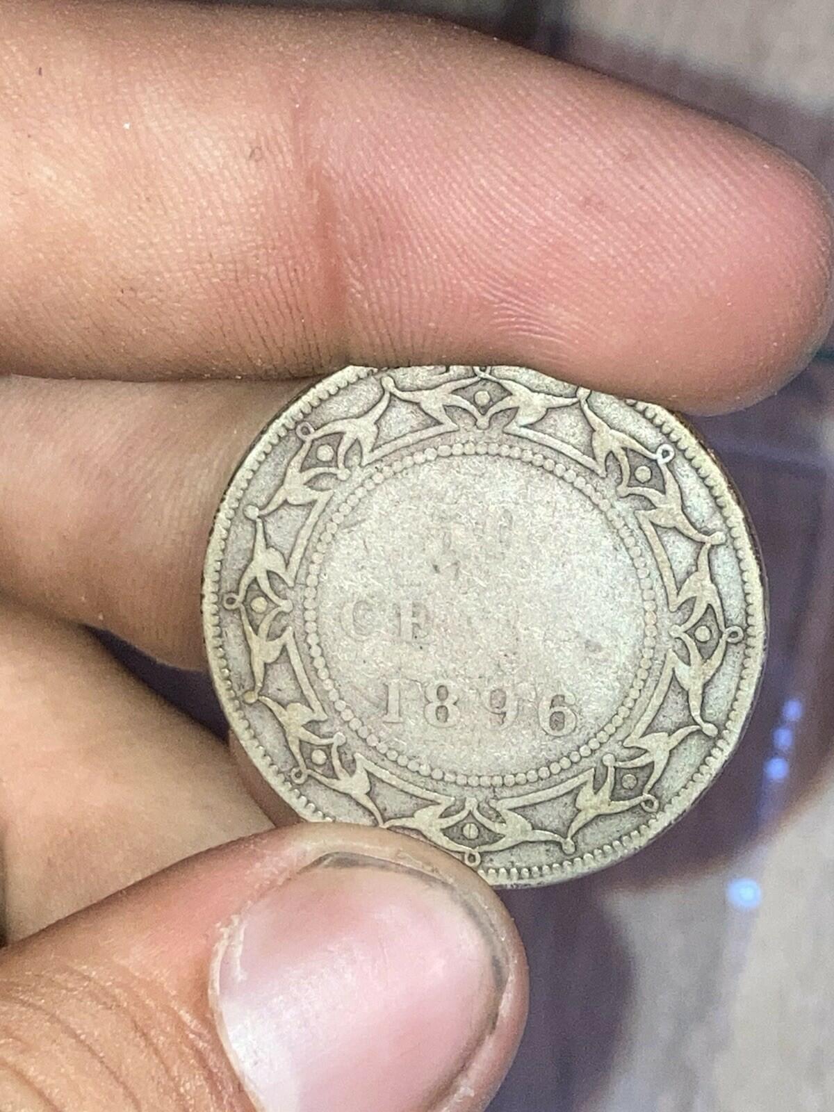 1896 Newfoundland Silver 50 Cents