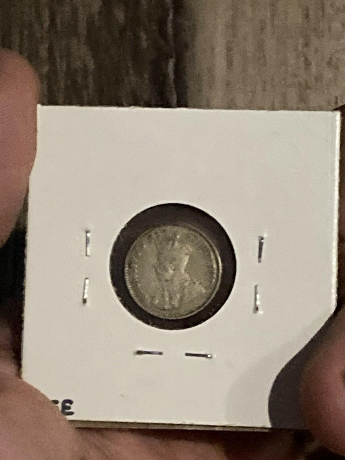 1911 Canada 5c Five Cents Silver Coin Half Dime