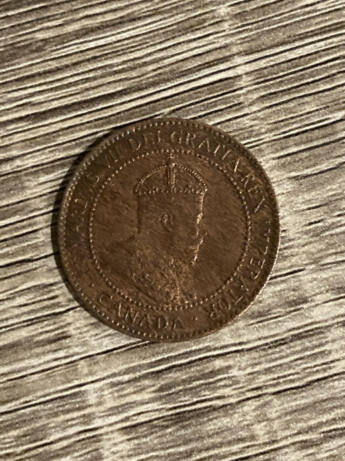 1903 Canada Large Cent Edward VII Canadian Penny Copper Coin Cent