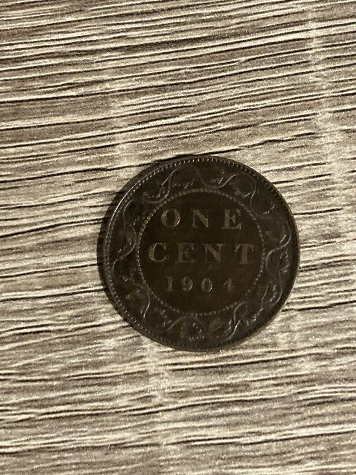 1904 Canada Large Cent Penny King Edward VII