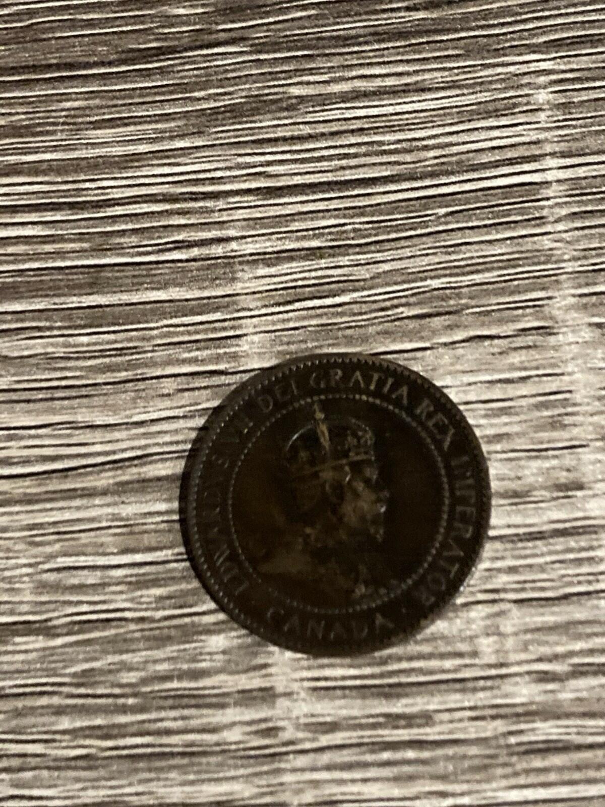 1904 Canada Large Cent Penny King Edward VII