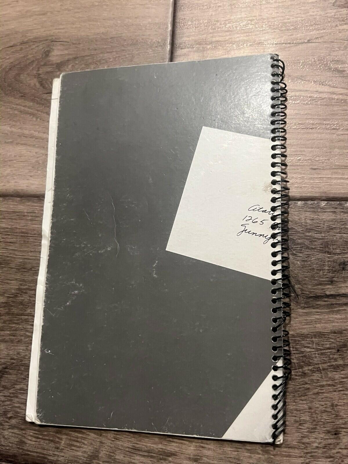 1982 Atari Writer Word Processing Manual Book