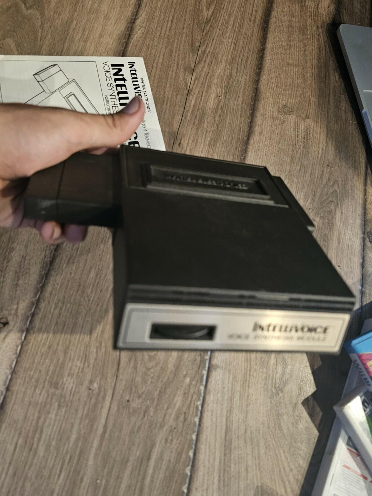 1981 Mattel Intellivision Intellivoice Voice Synthesis Module 3330 With Manual