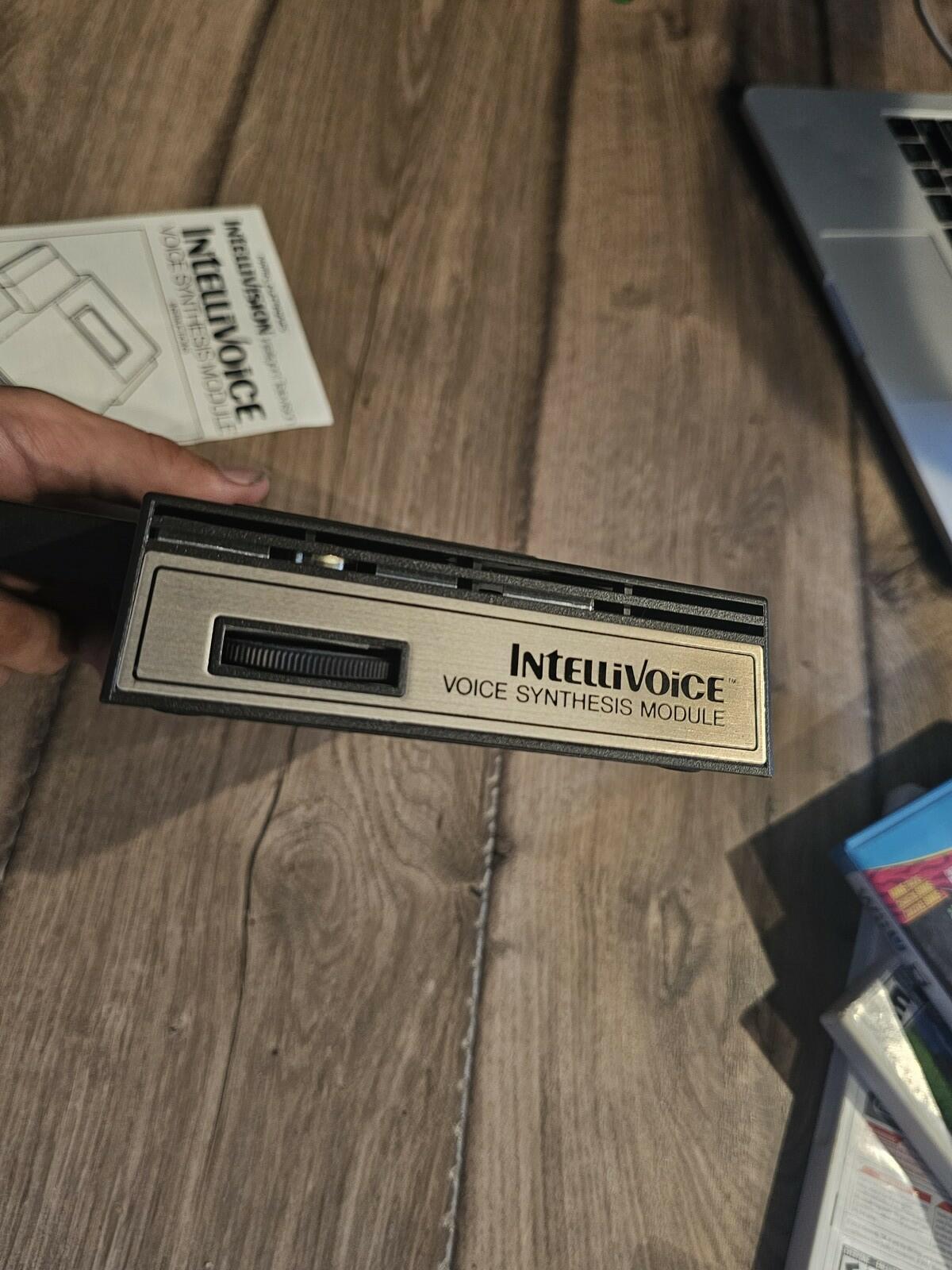 1981 Mattel Intellivision Intellivoice Voice Synthesis Module 3330 With Manual