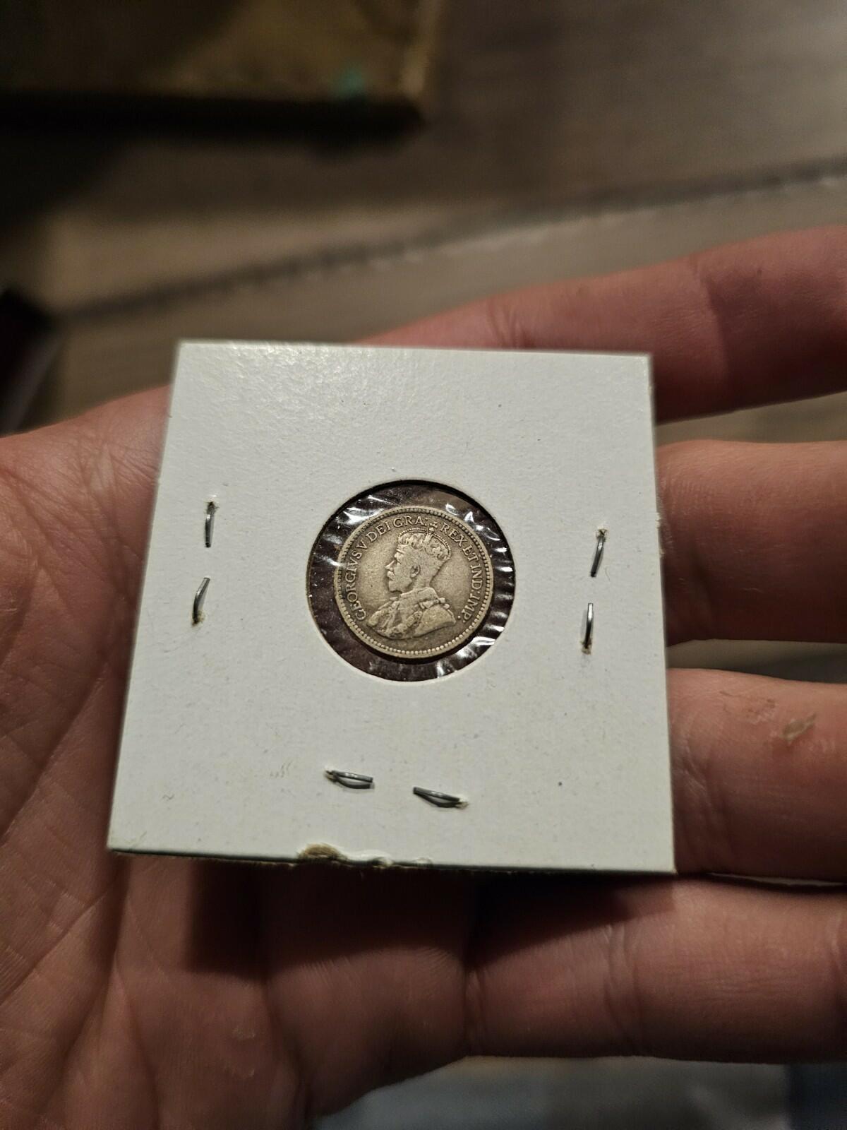 1912 Canada Newfoundland Silver Ten Cents Coin Dime 10 cents 10c