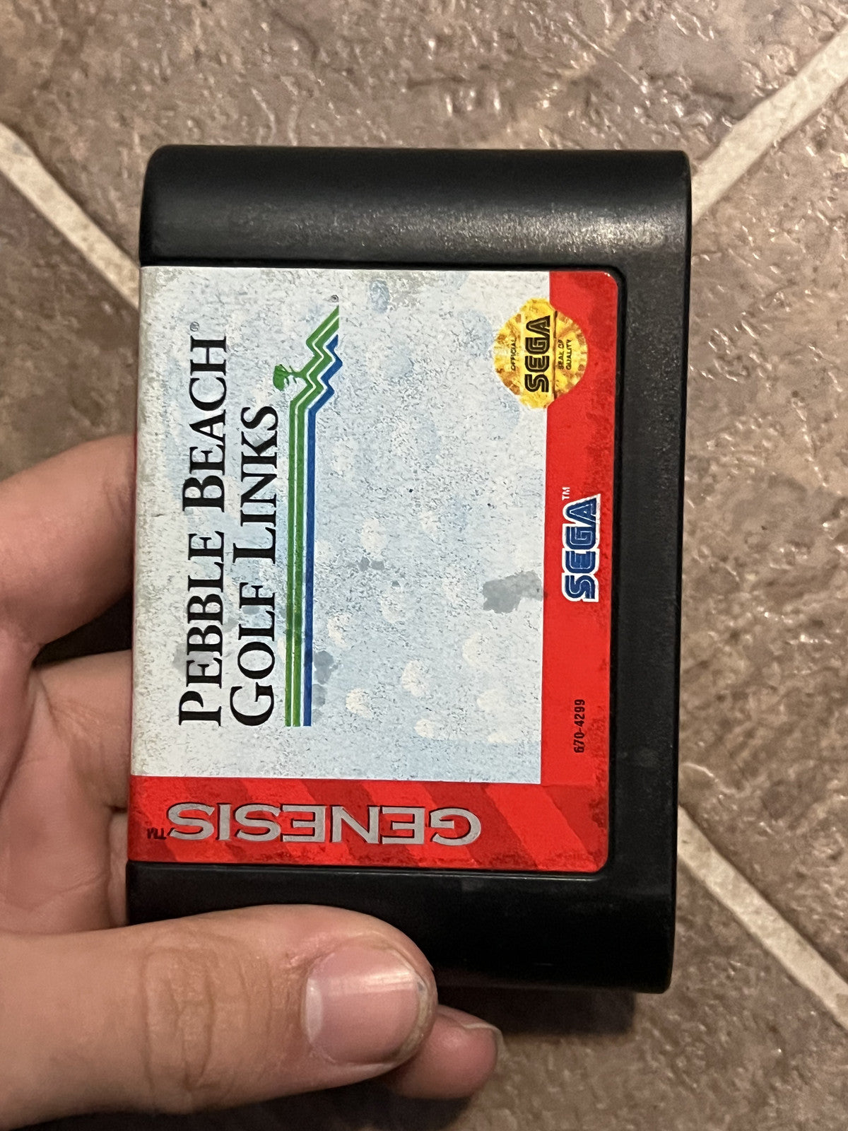 Pebble Beach Golf Links (Sega Genesis, 1993) CART ONLY