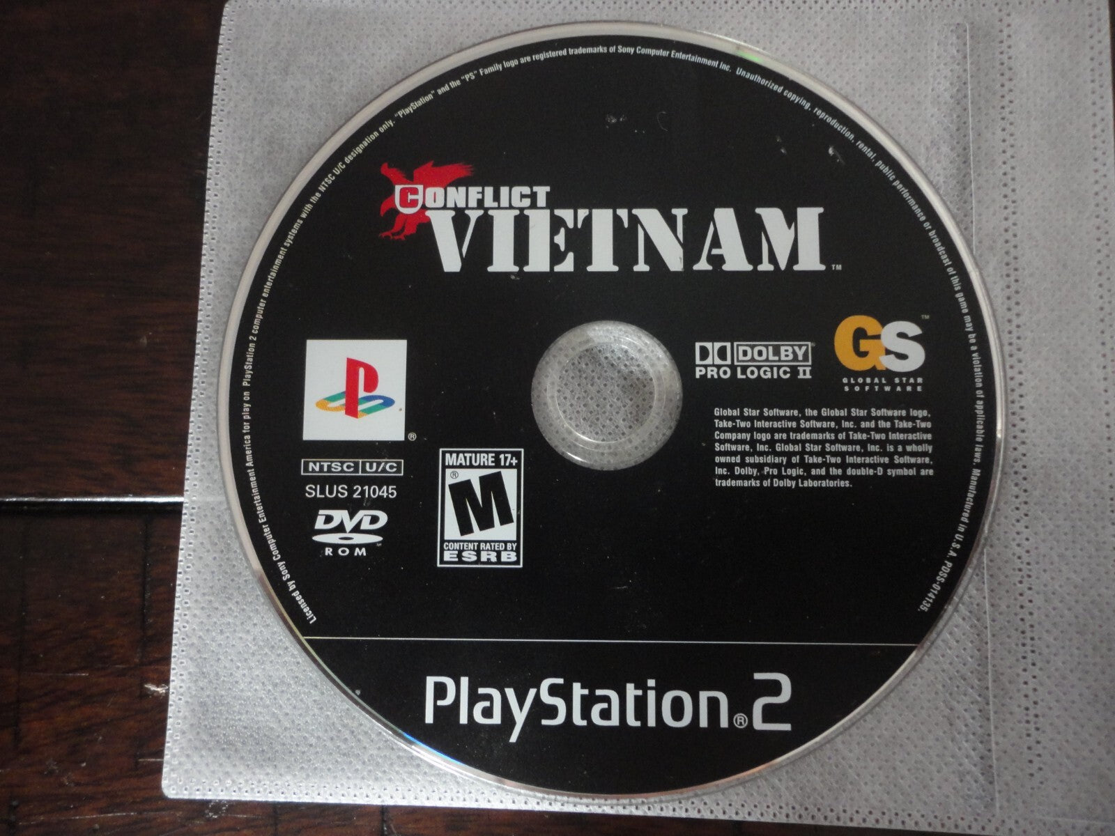 Conflict: Vietnam (Sony PlayStation 2, 2004) DISC ONLY