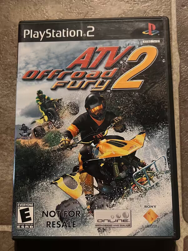 ATV Offroad Fury 2: Not For Resale (Sony PlayStation 2, 2002) CIB