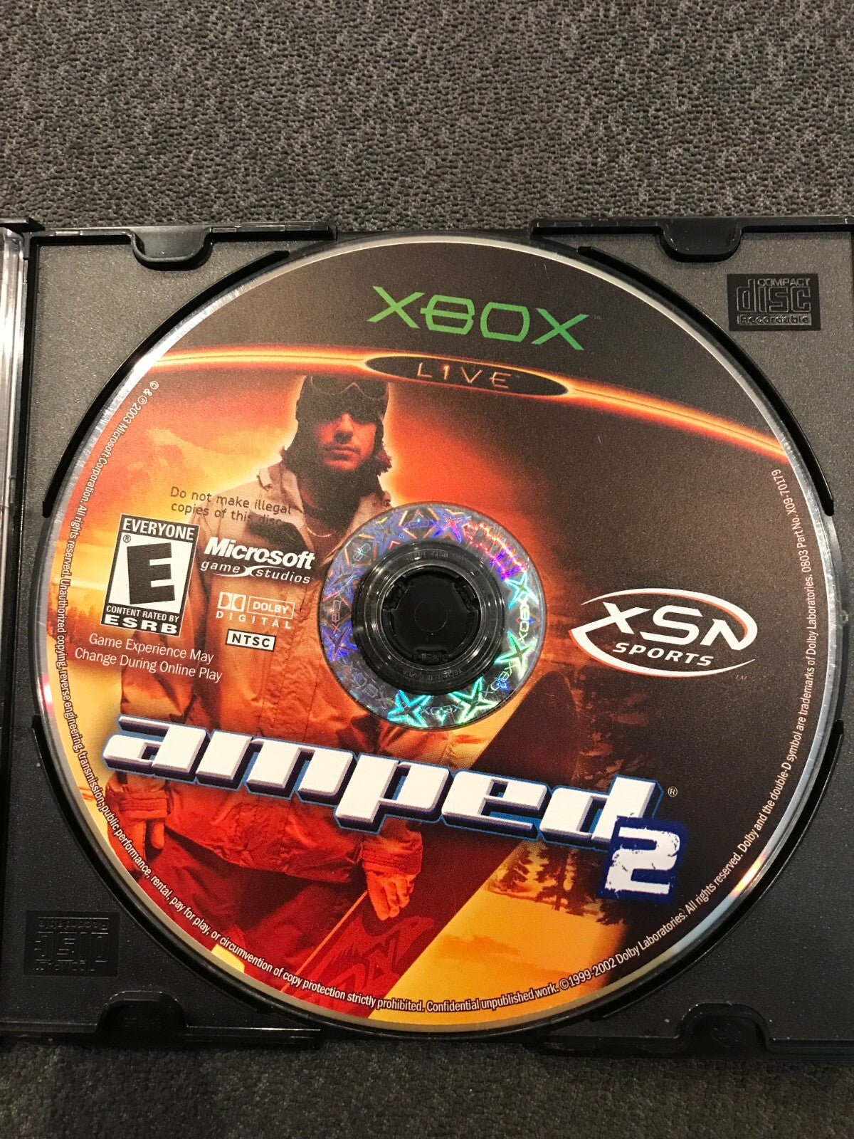 Amped 2 (Microsoft Xbox, 2003) DISC ONLY