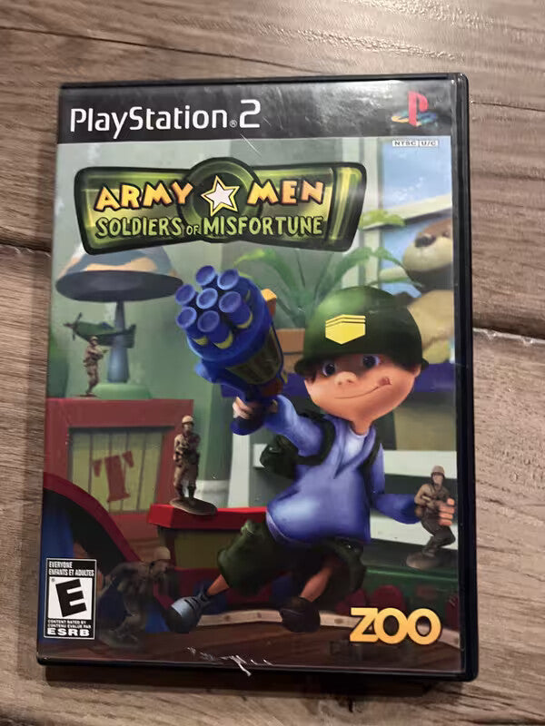 Army Men Soldiers of Misfortune (Sony Playstation 2, 2008) CIB