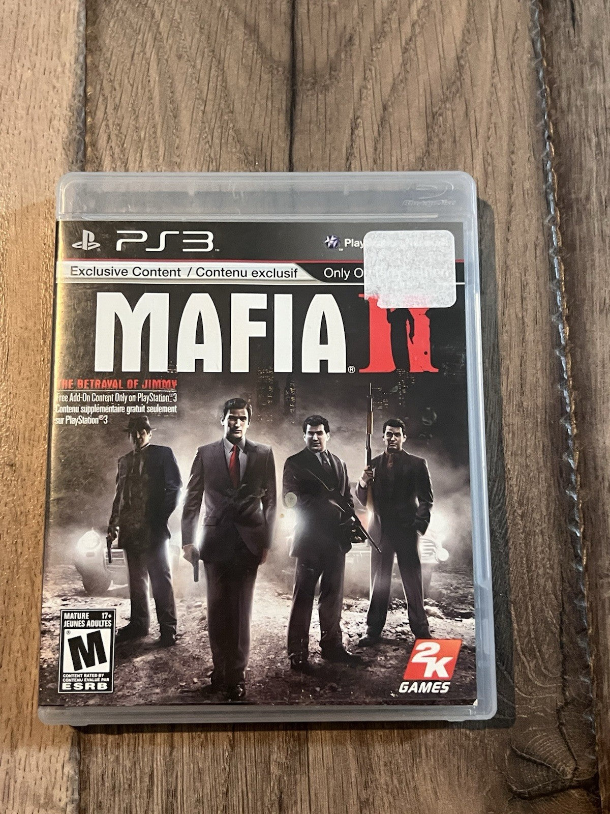 Mafia II (Sony PlayStation 3 PS3, 2010) NO MANUAL WITH MAP