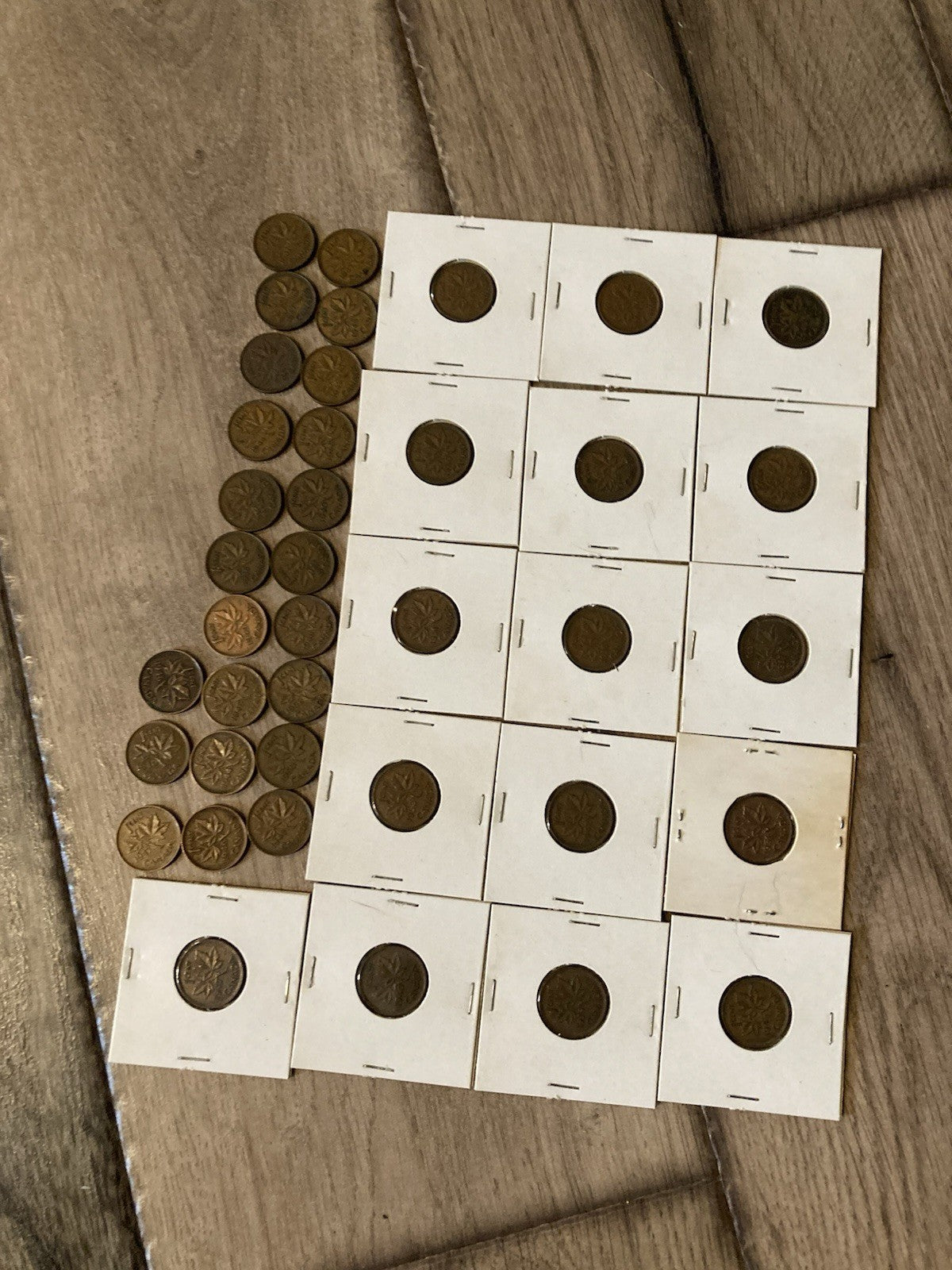 Canada King George VI 39 Pennies Small Cent From The Lot 1937 To 52 Random Mix