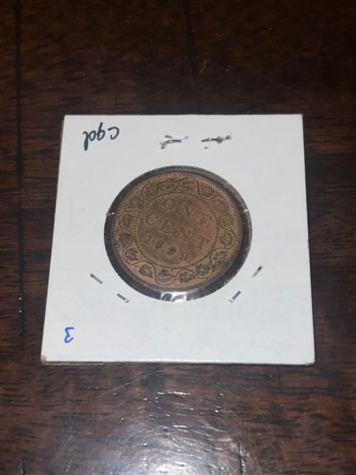 1899 Canada Large Cent Large Penny VF-20 Details