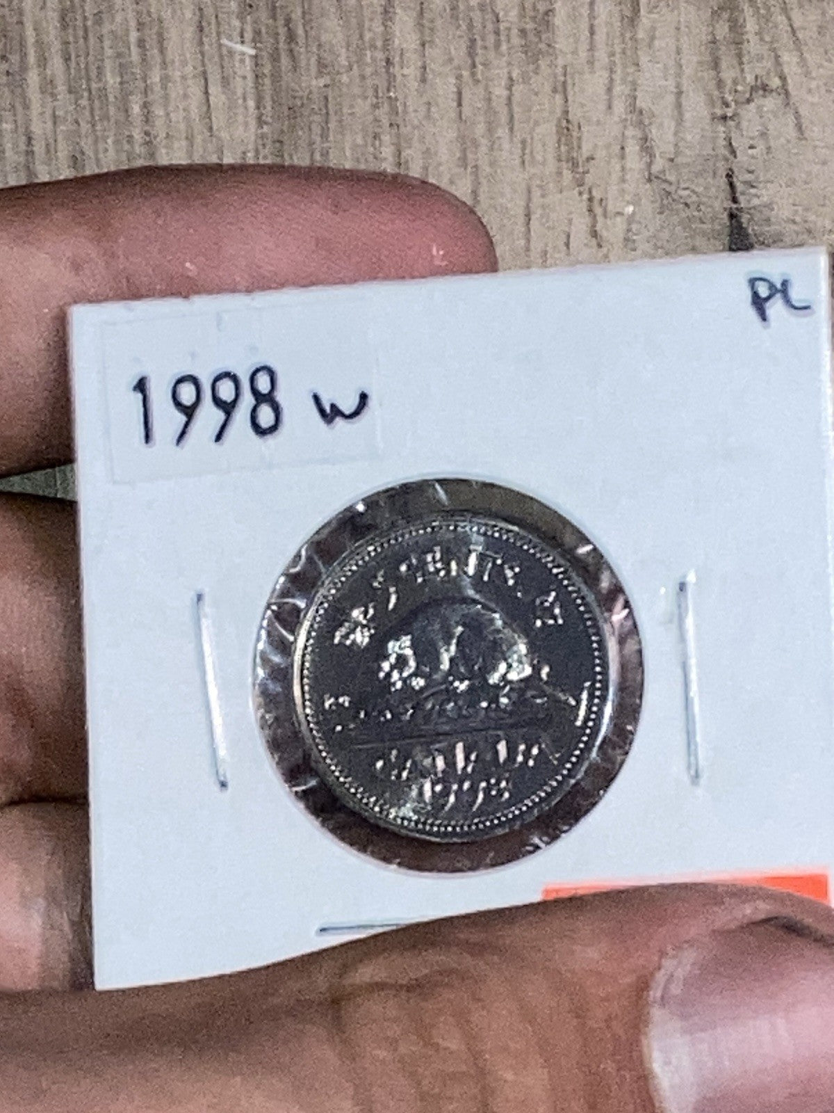 1998 "W" Canadian Prooflike Nickel